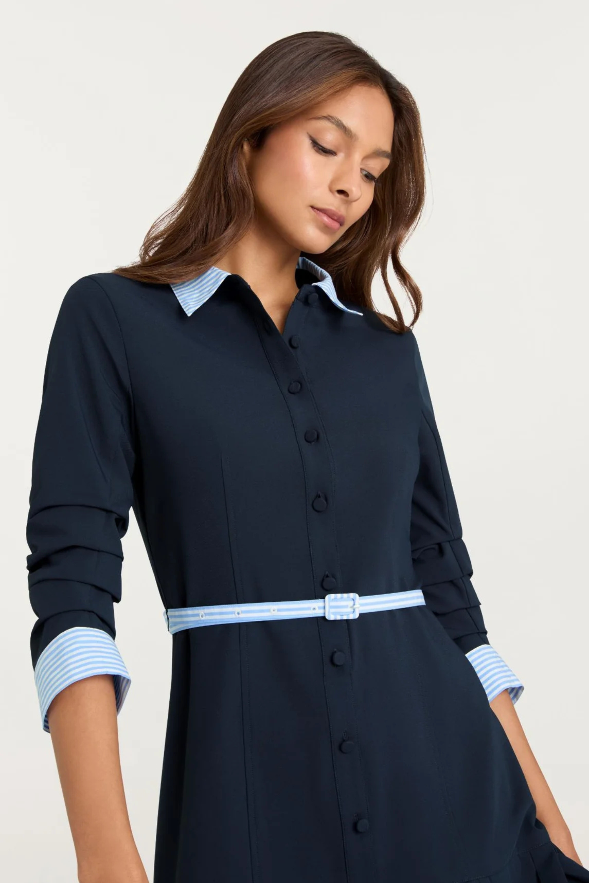 Cinq a Sept Stripe Shirtling Lucilla Dress