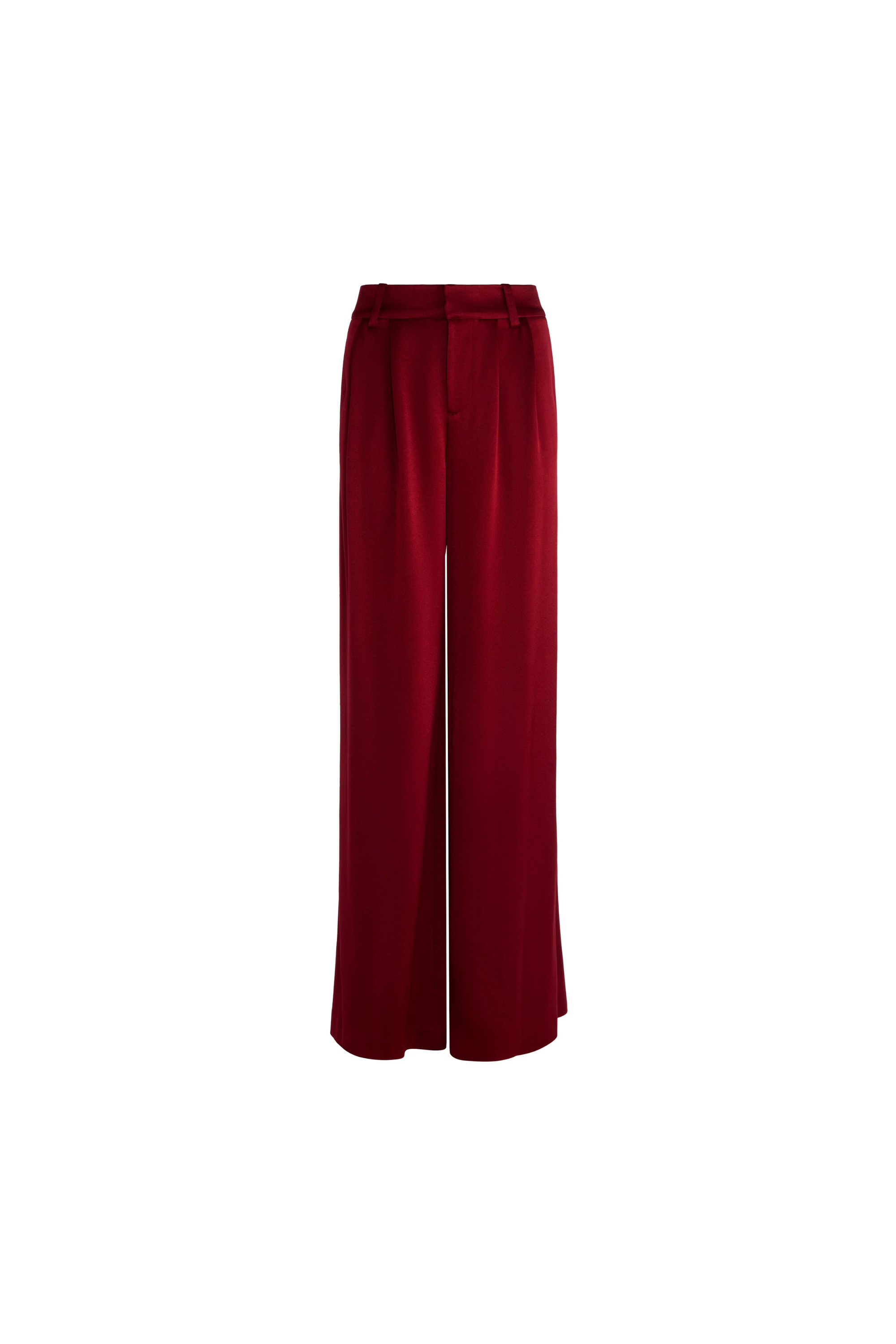 Alice + Olivia Kennedy High Rise Double Pleat Trouser