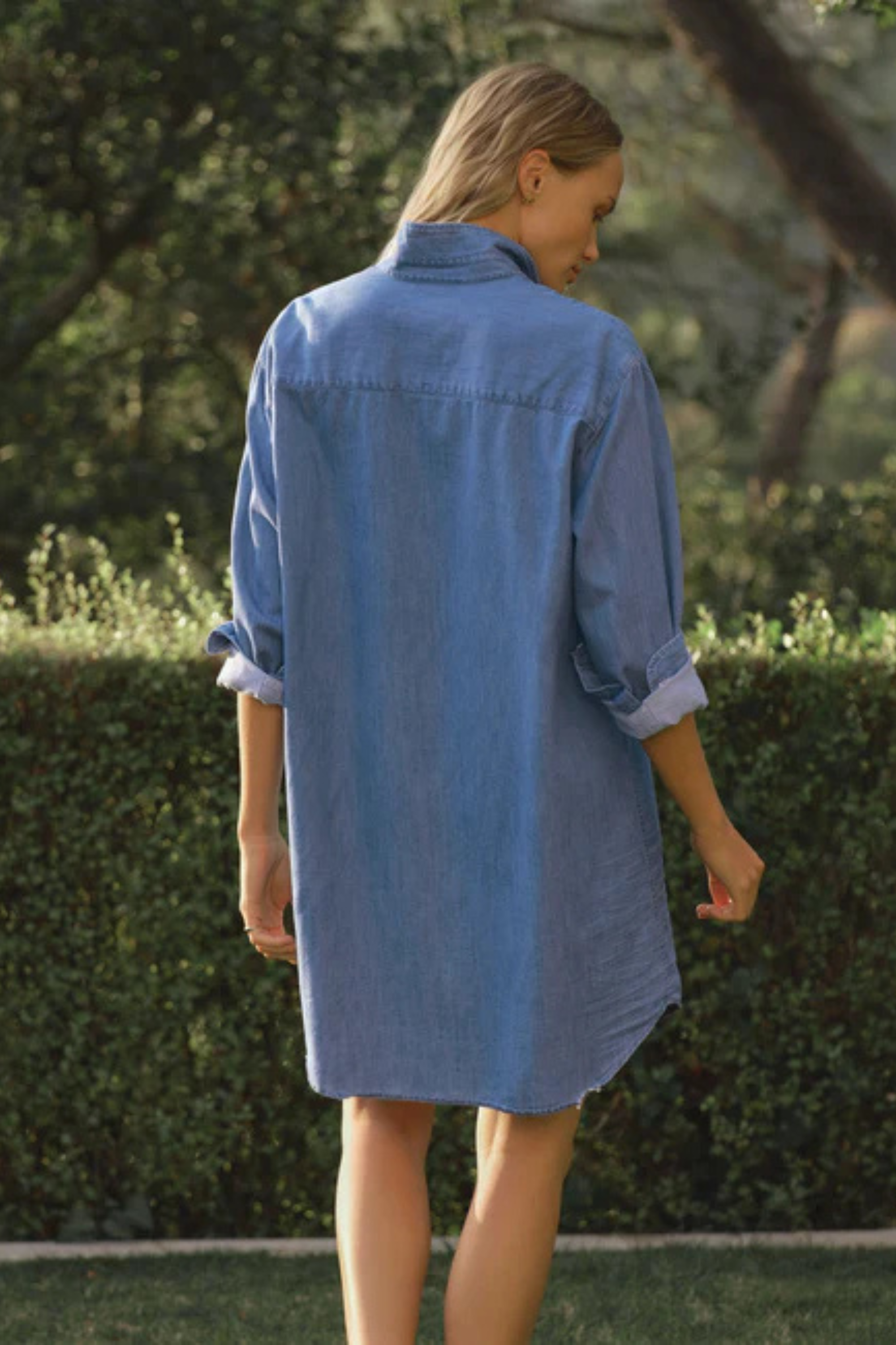Frank & Eileen Mary Classic Shirtdress in Vintage Indigo