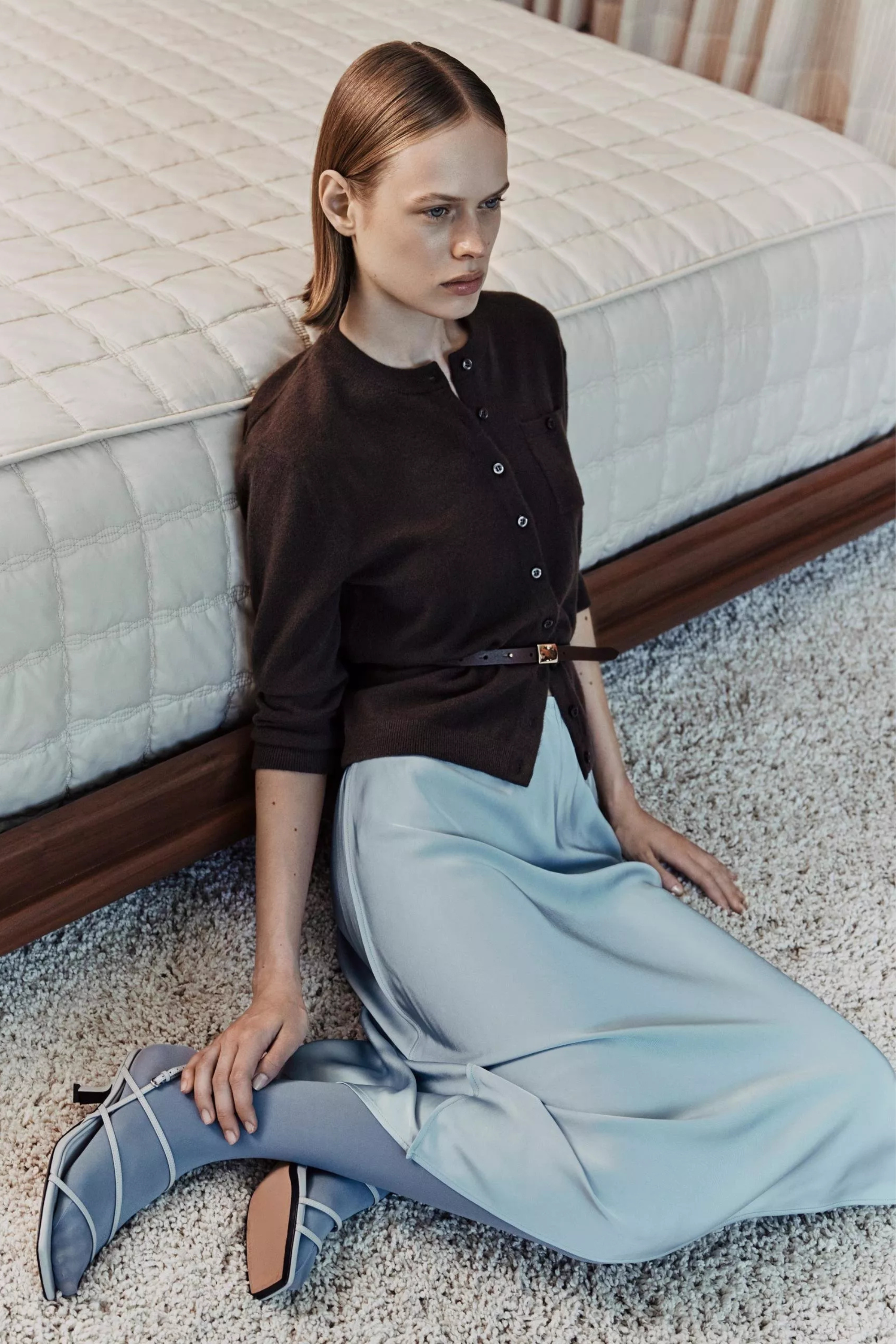 Vince Pull on Slip Skirt