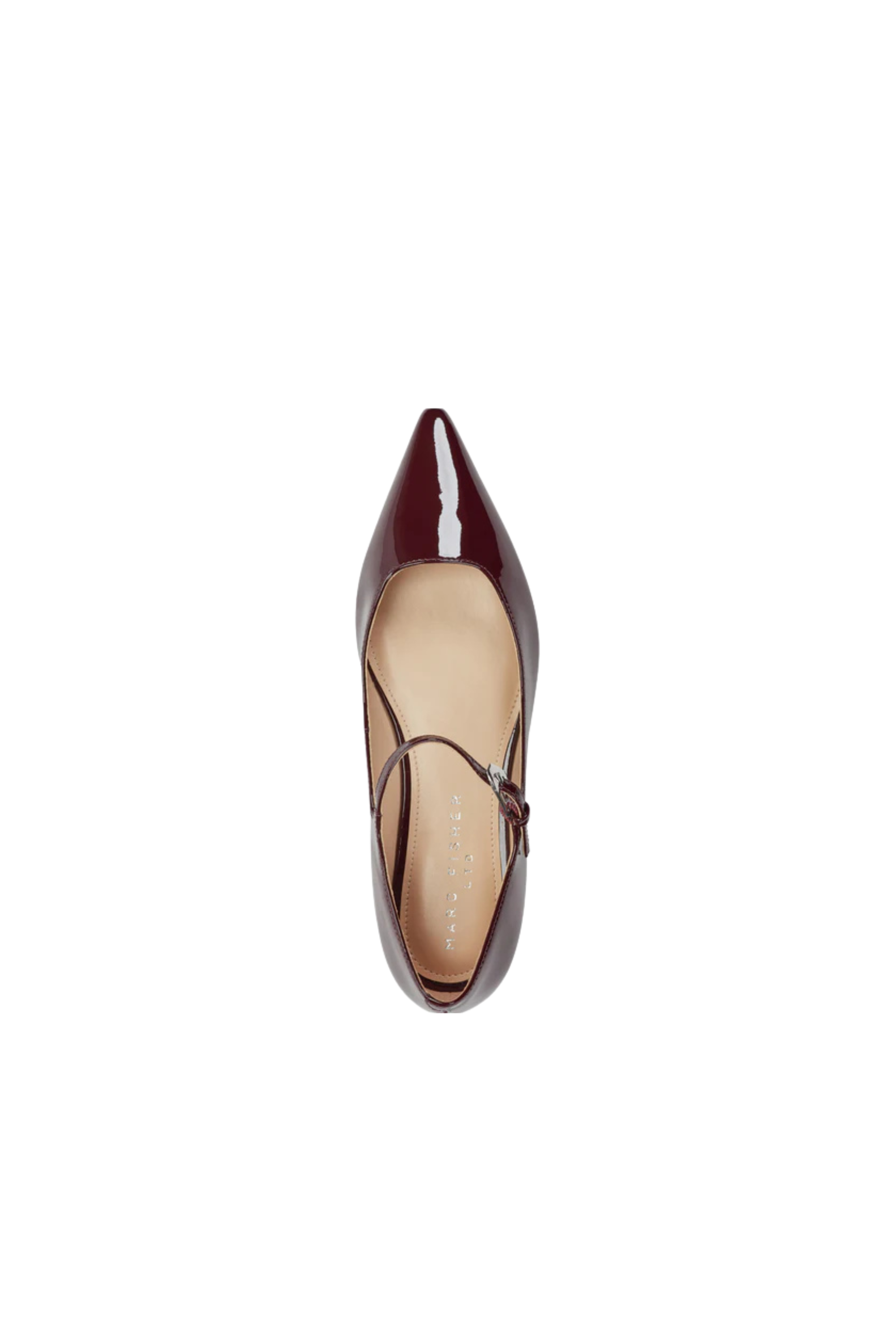 Marc Fisher Trella Pointed Toe MaryJane Dark Red