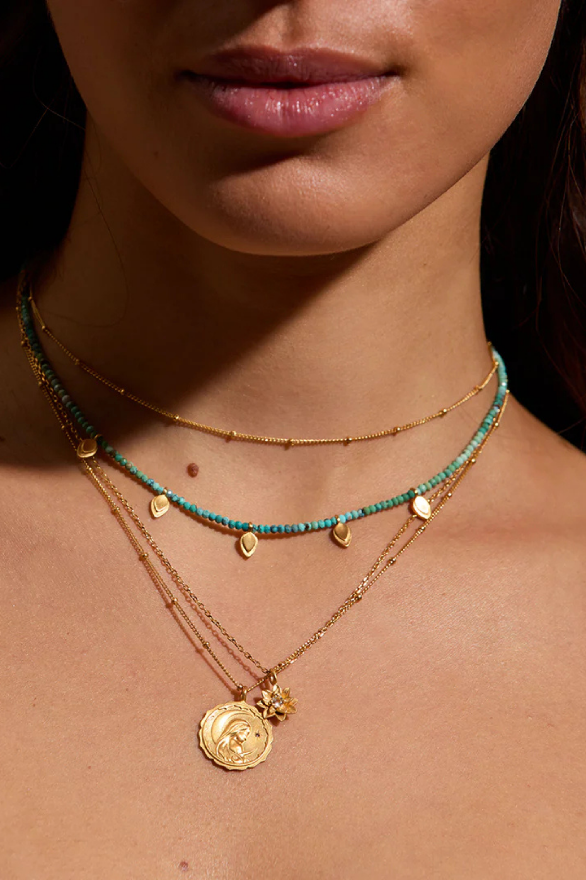 Satya 16" Lotus Necklace