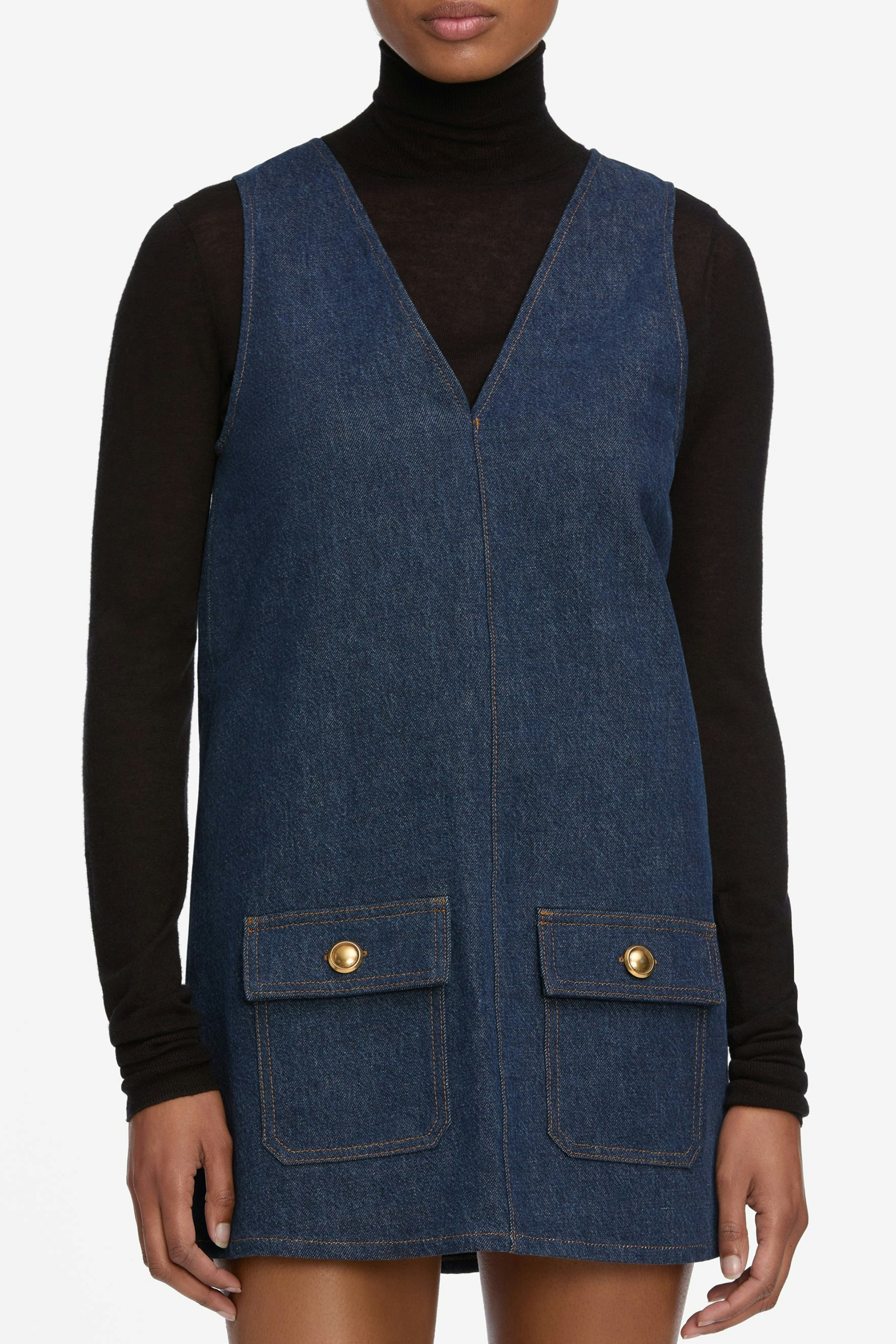 FRAME Pinafore Dress