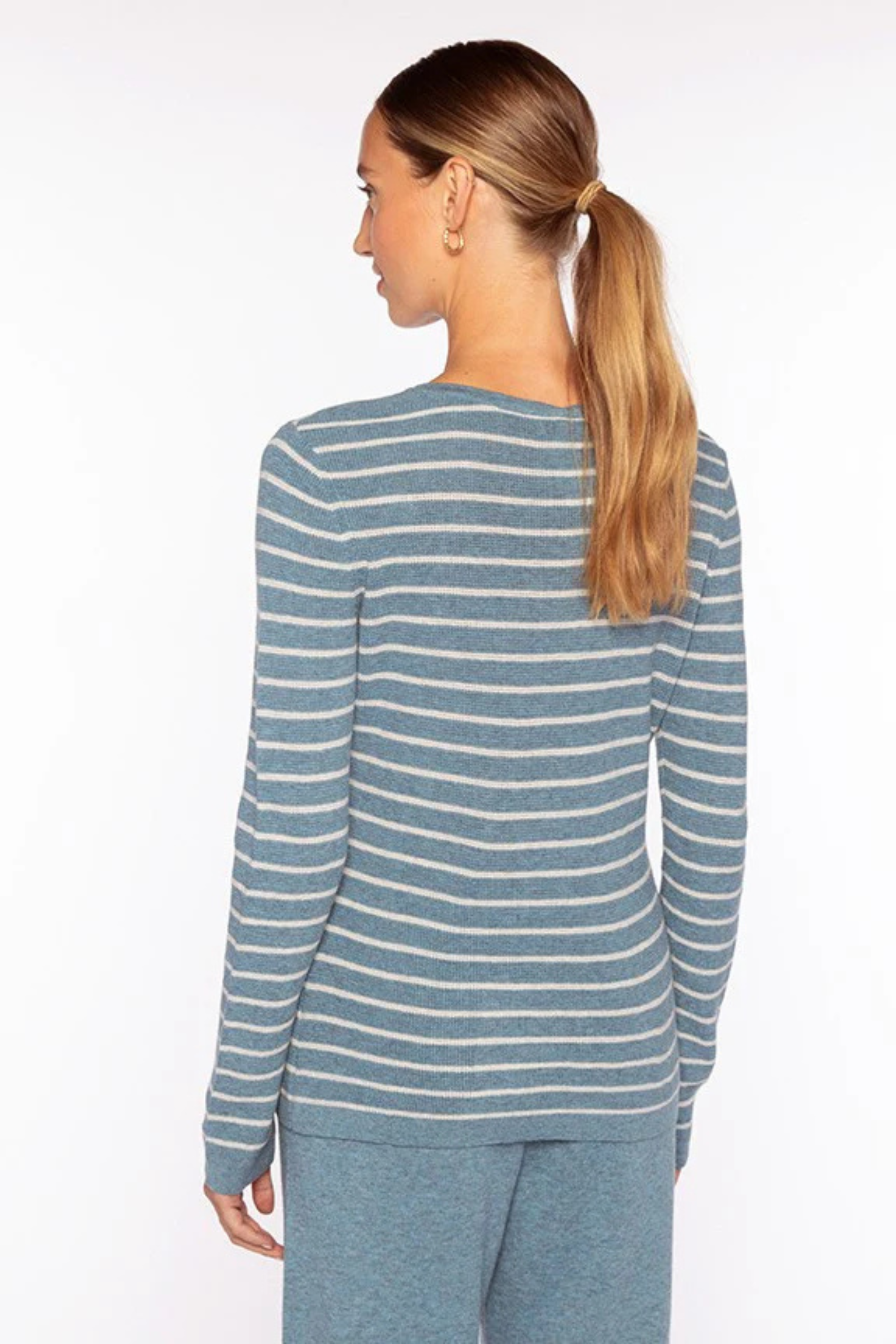 Kinross Textured Stripe Crew