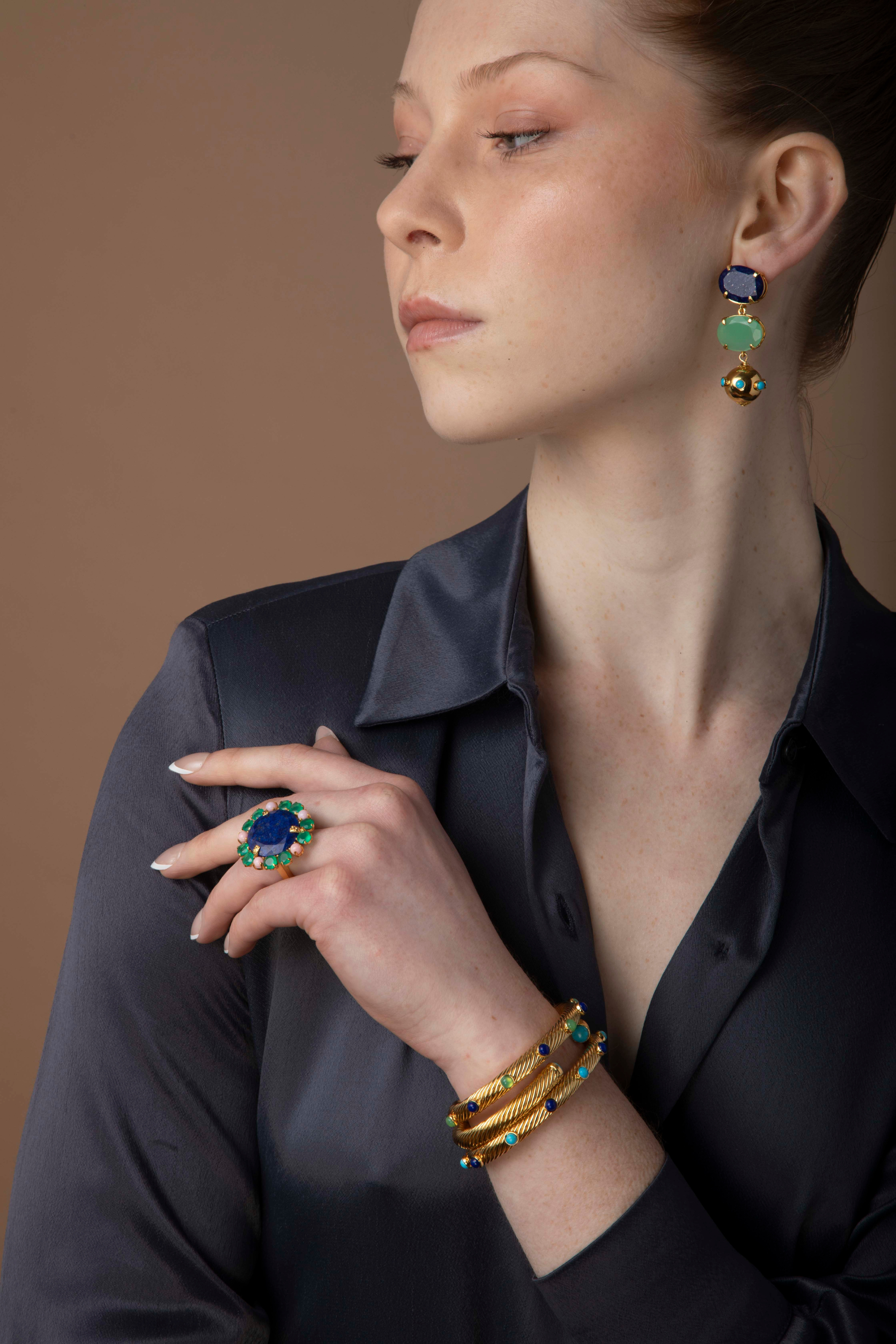 Bounkit Ball Drop Earrings
