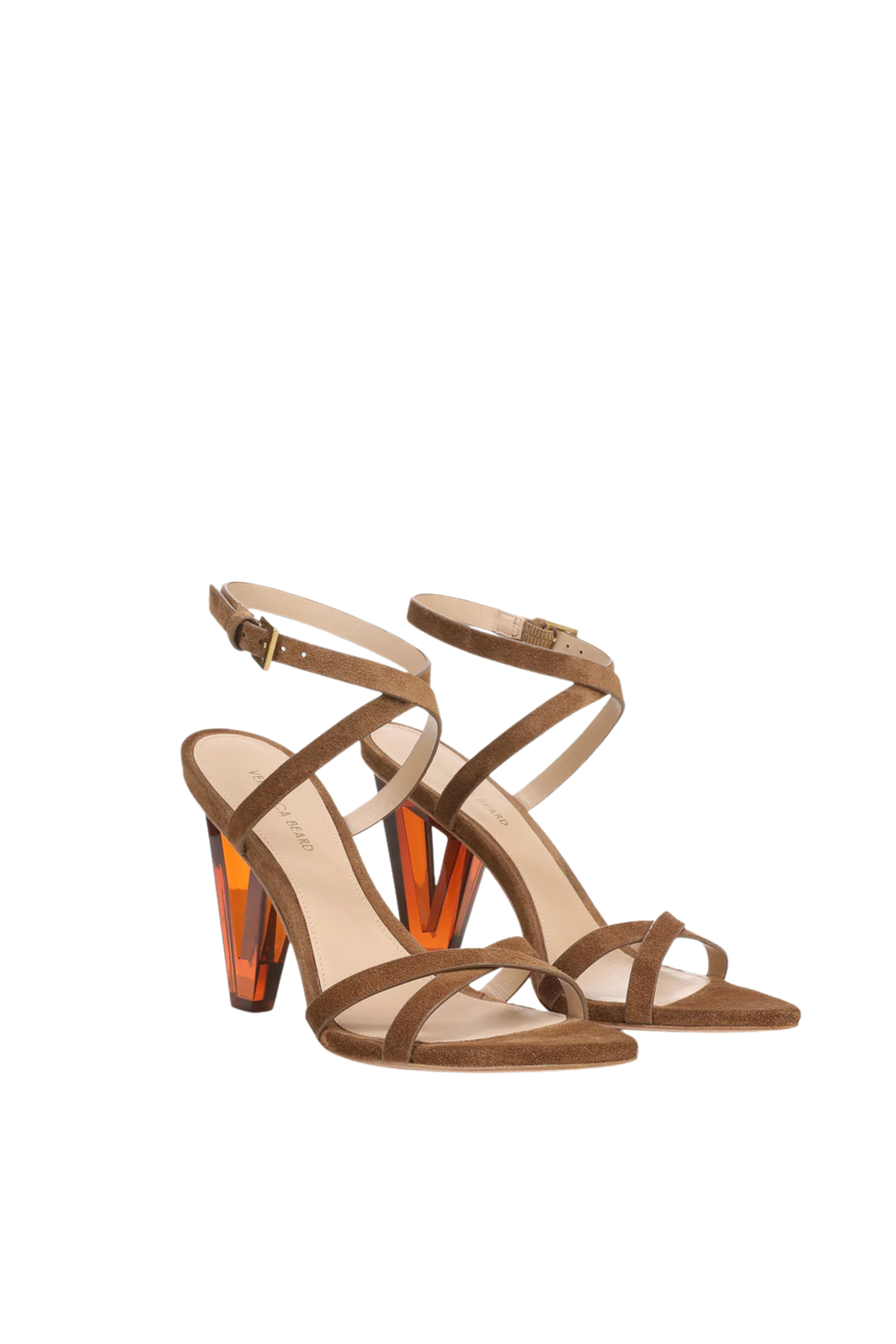 Veronica Beard Lanaya Brown Suede Heel