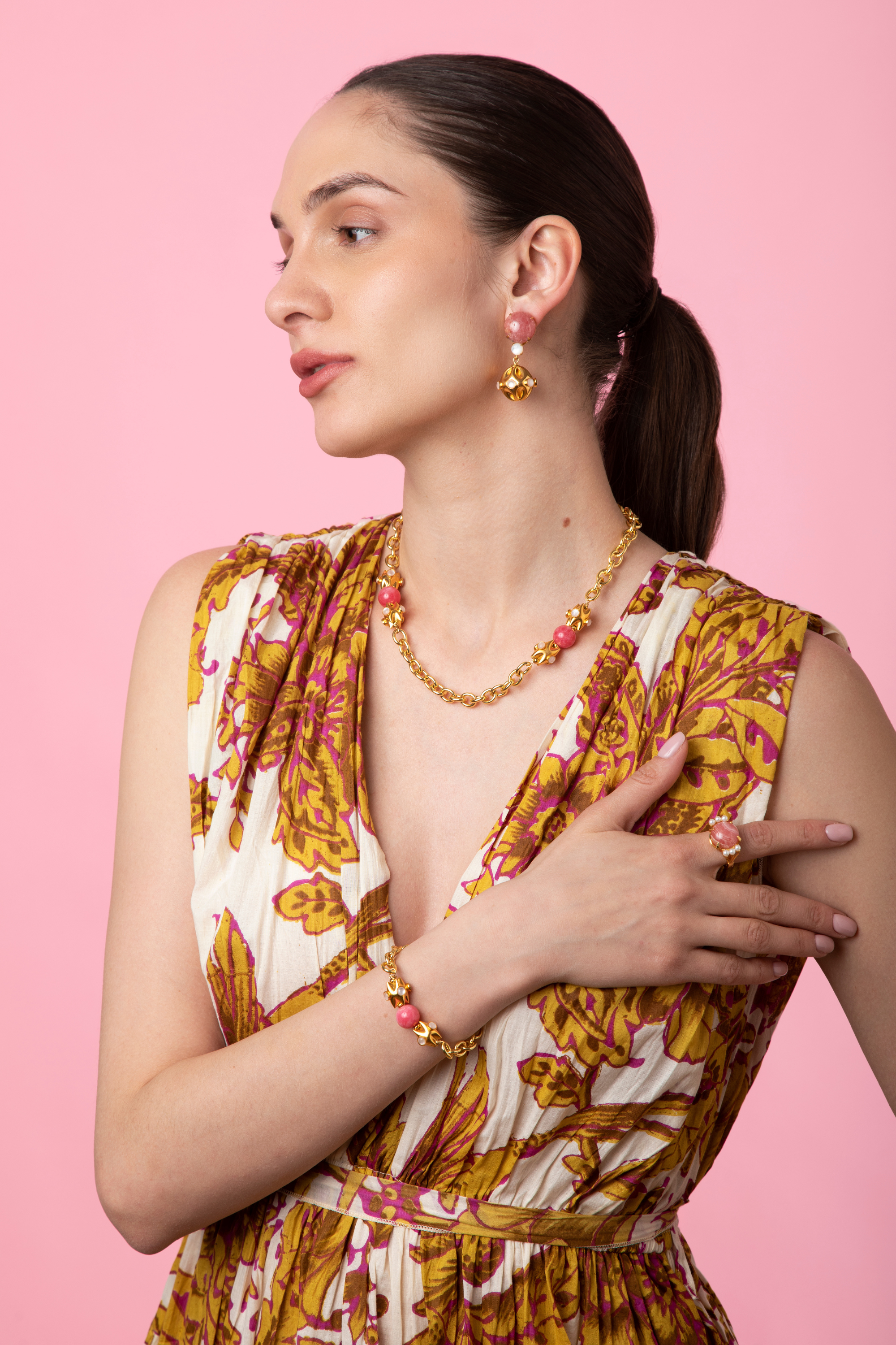 Bounkit Ball Drop Earrings