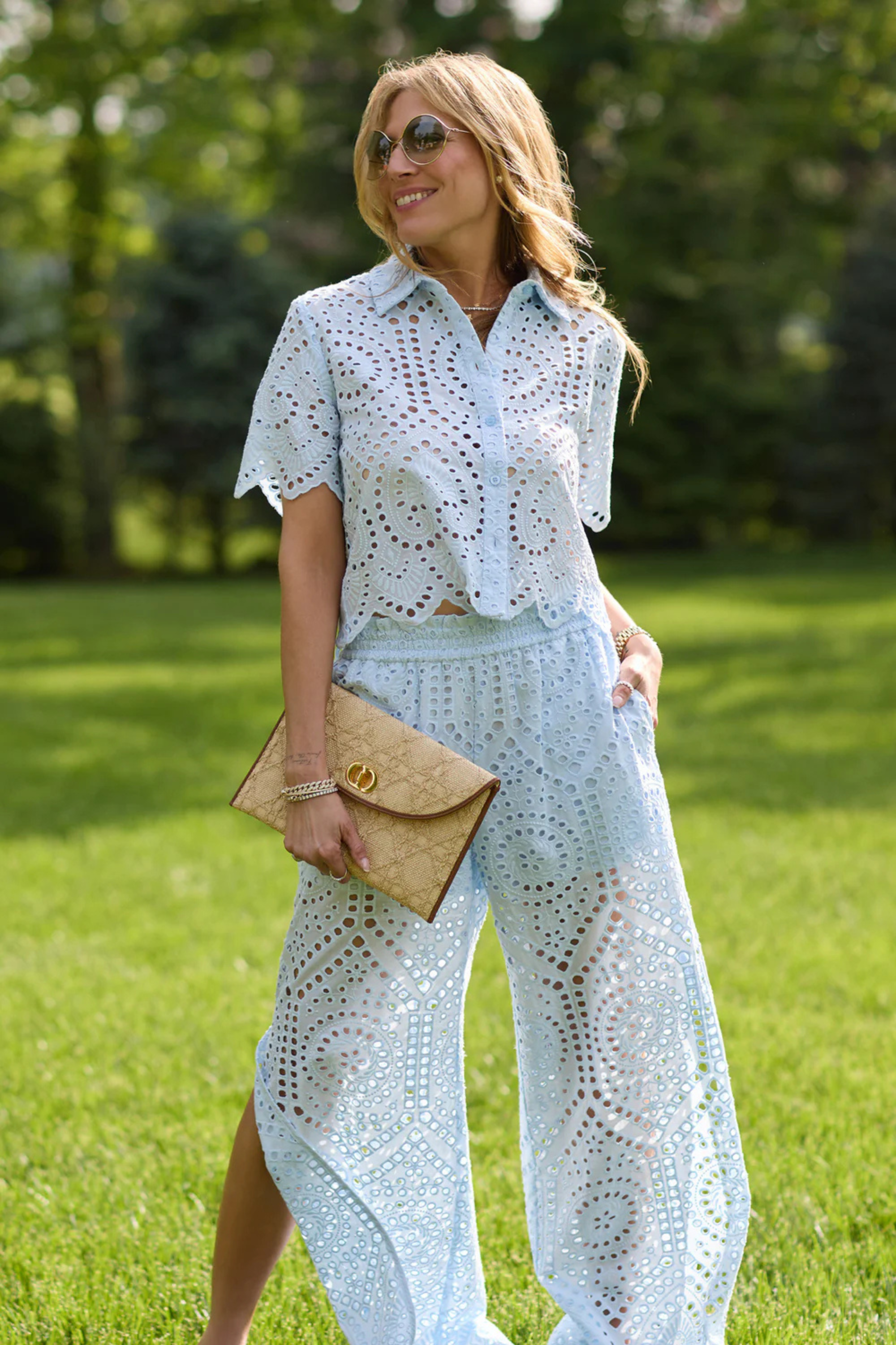 Generation Love Dubois Cotton Eyelet Shirt