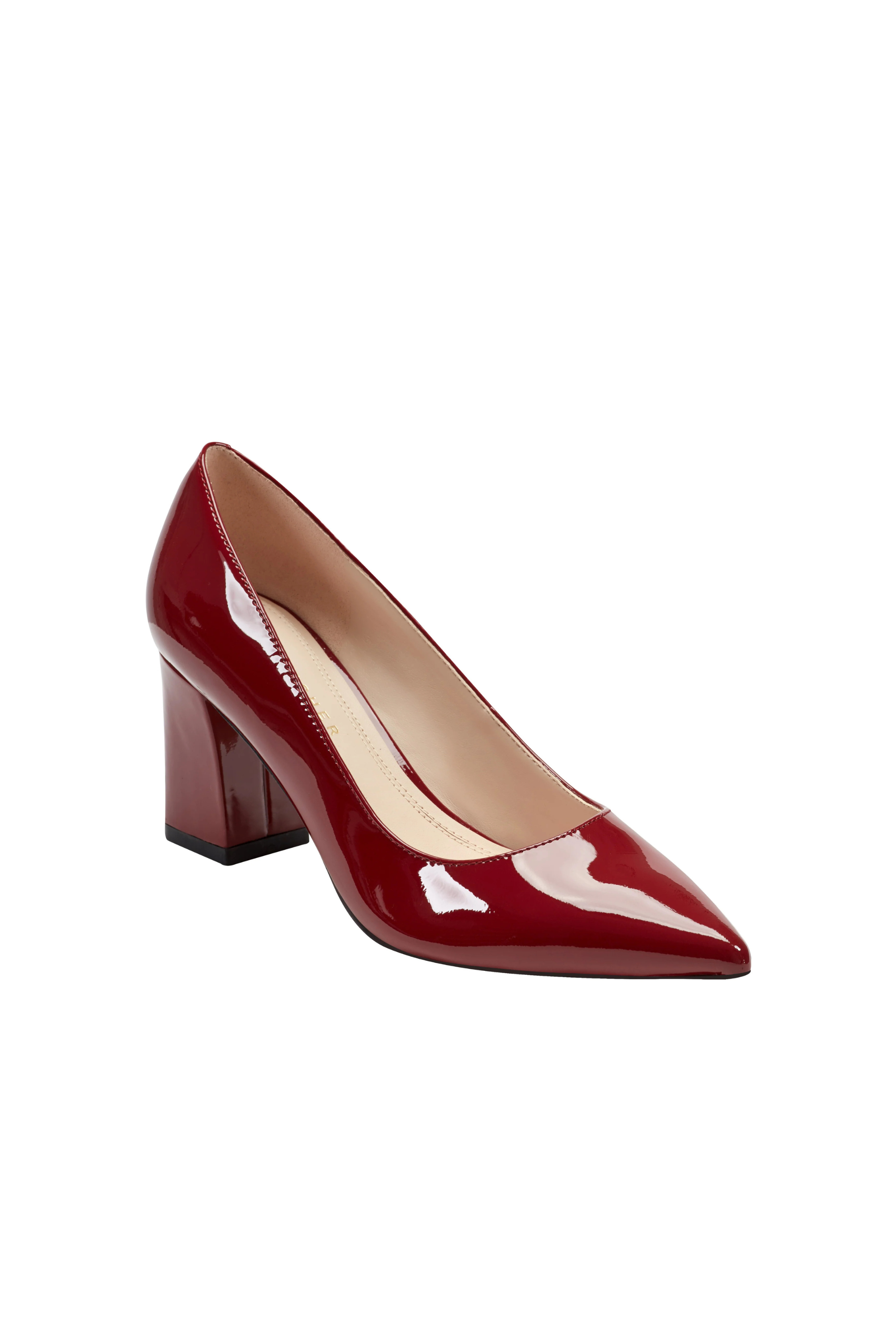 Marc Fisher Zala Pump in Dark Red