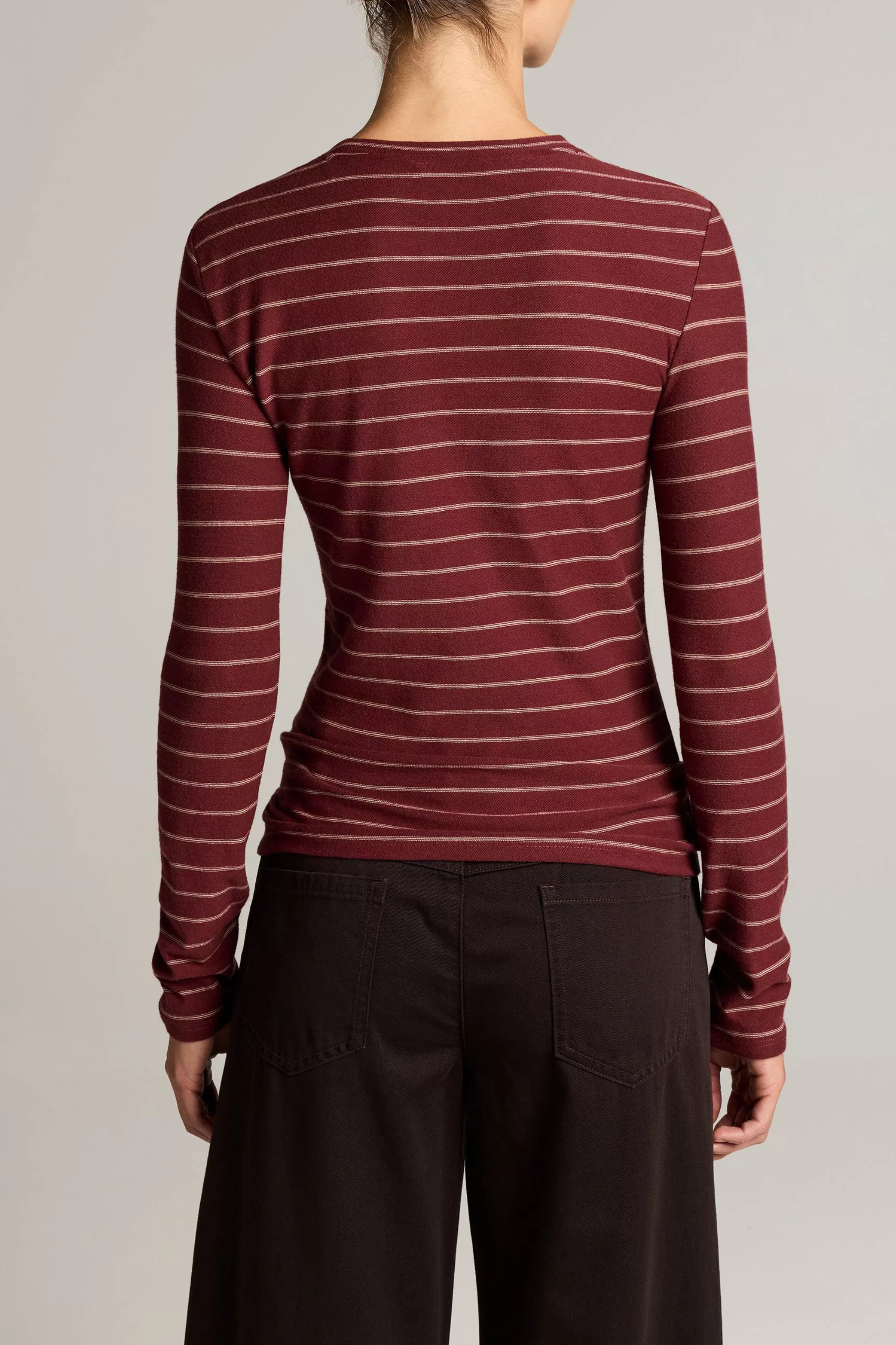 Vince Stripe L/S Crew