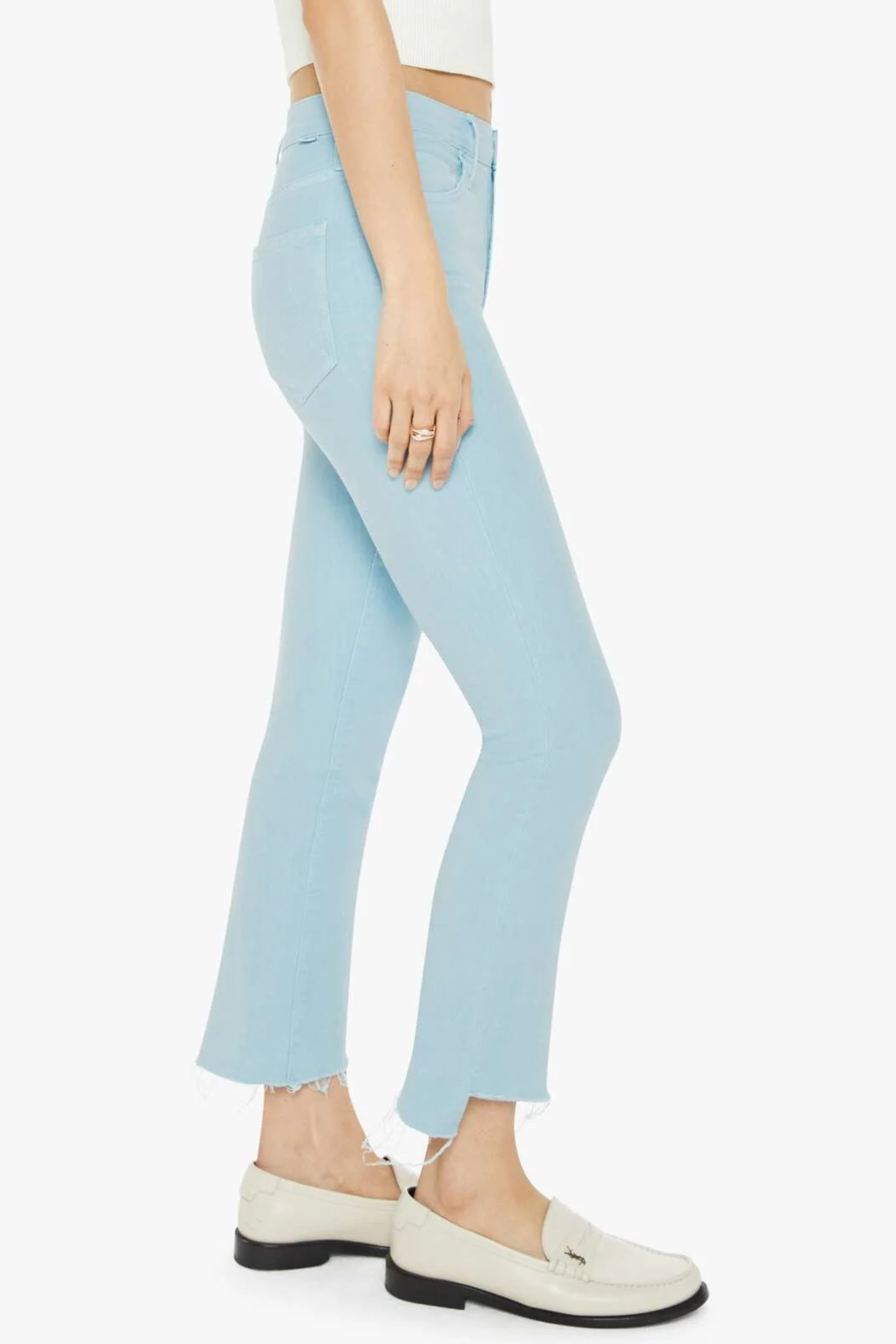 Mother Insider Crop Blue Glow