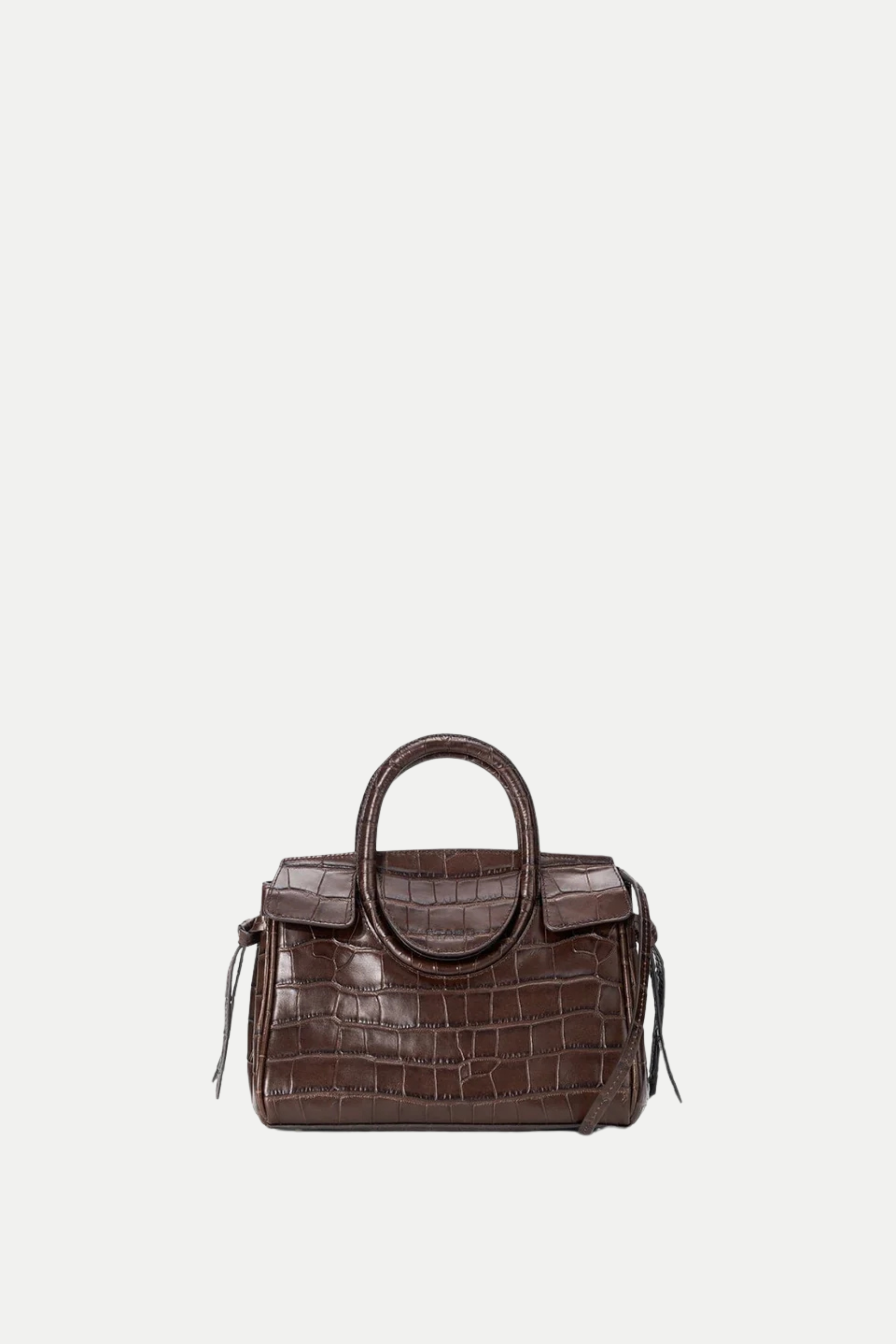 Staud Maude Mini Carryall Snake