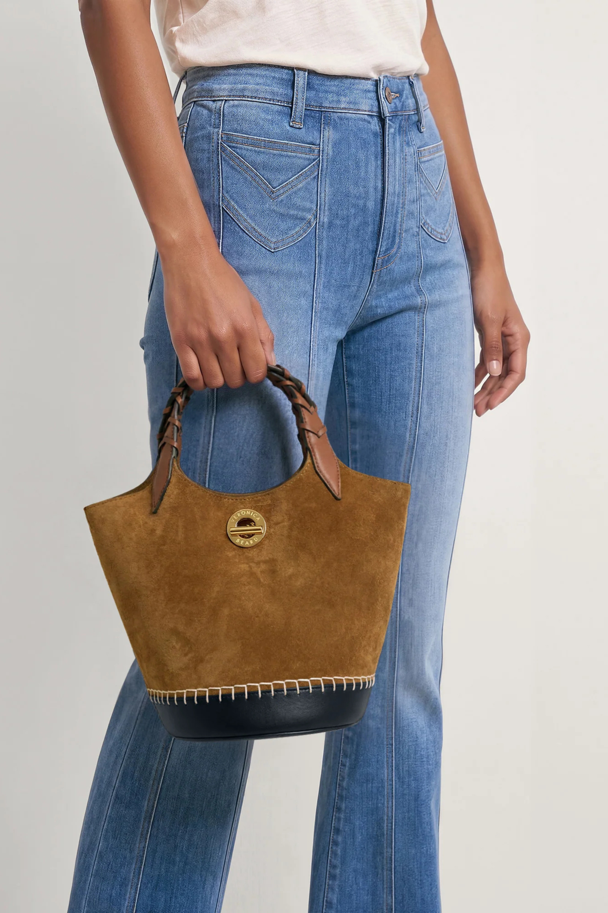 Veronica Beard Colorblock Anchor Bag