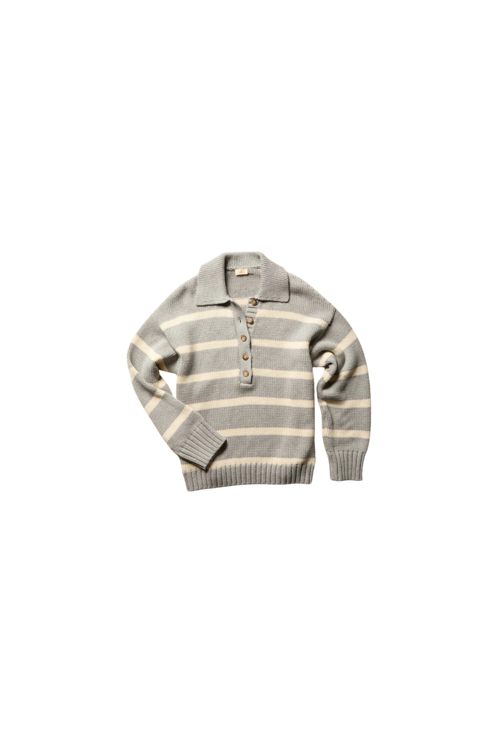 Faherty Sunwashed Cotton Polo Sweater