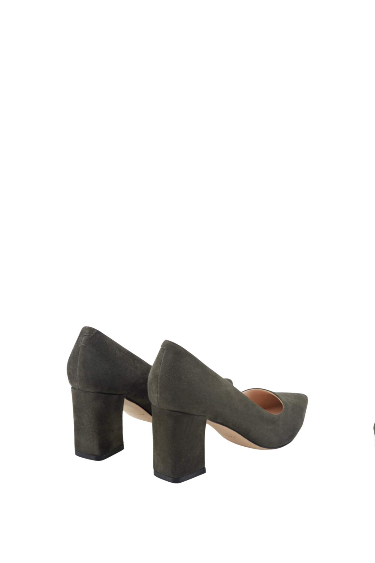 Marc Fisher Zala Pump in Dark Green Suede
