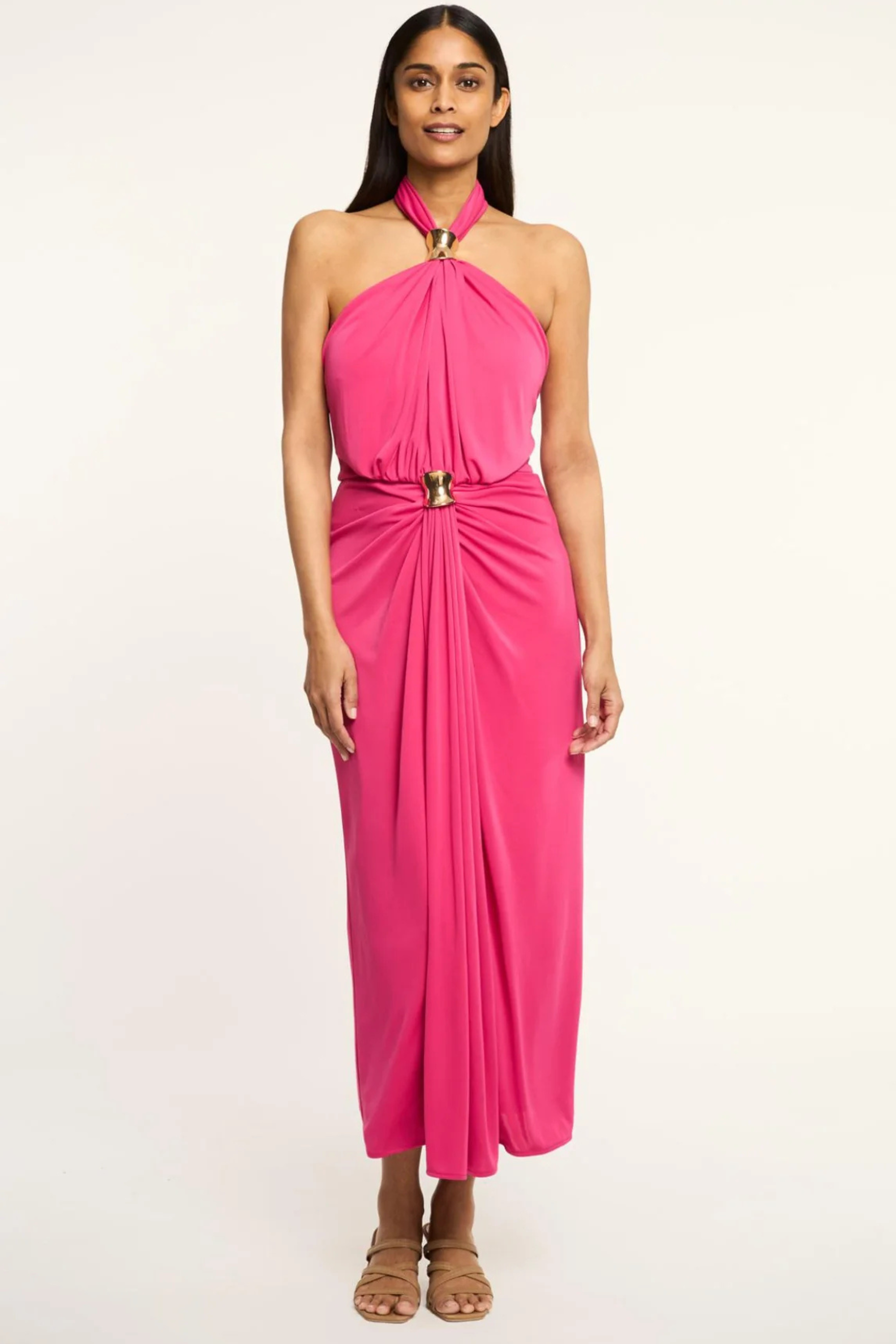 cinq a sept pink dress Women's Bangle Kaily - - Size 2 Midi length Cinq à Sept Women's Holt