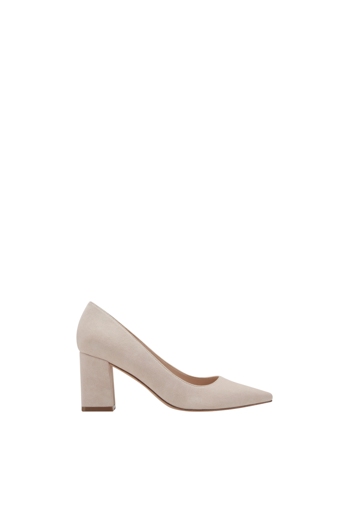 Marc Fisher Zala Pump in Natural Suede