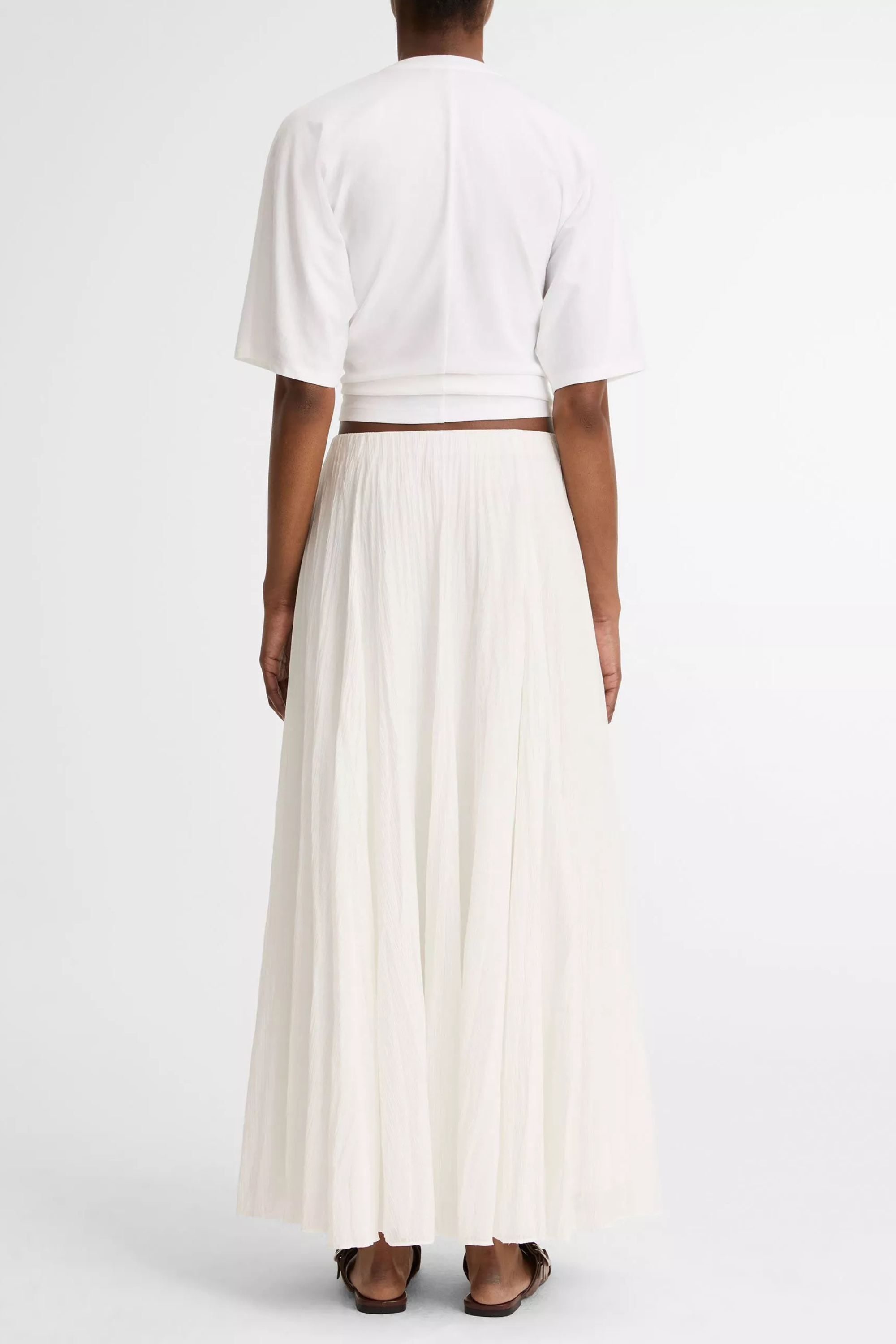 Vince Crinkled Maxi Skirt