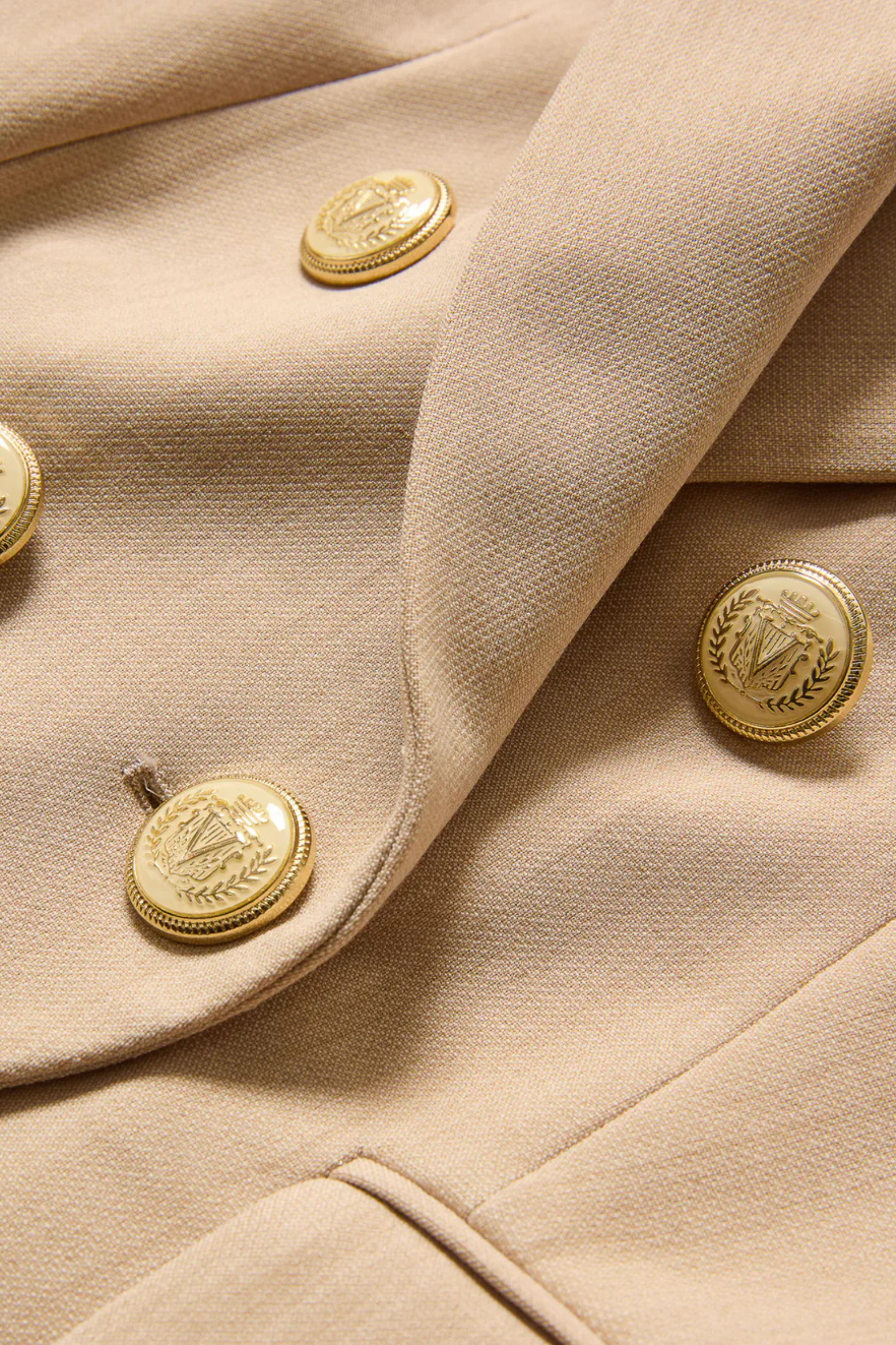 Veronica Beard Miller Dickey Jacket Heathered Sand