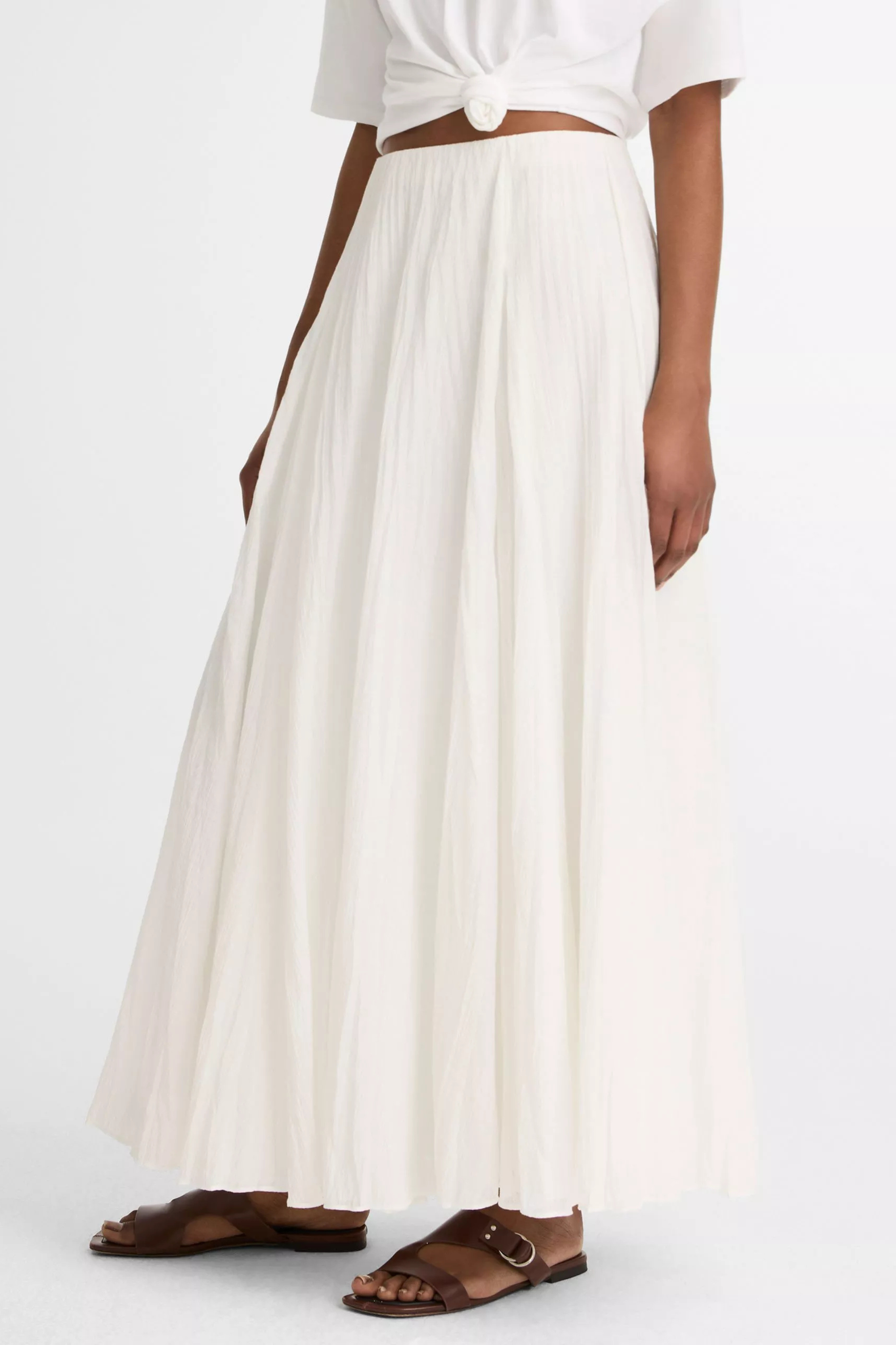 Vince Crinkled Maxi Skirt