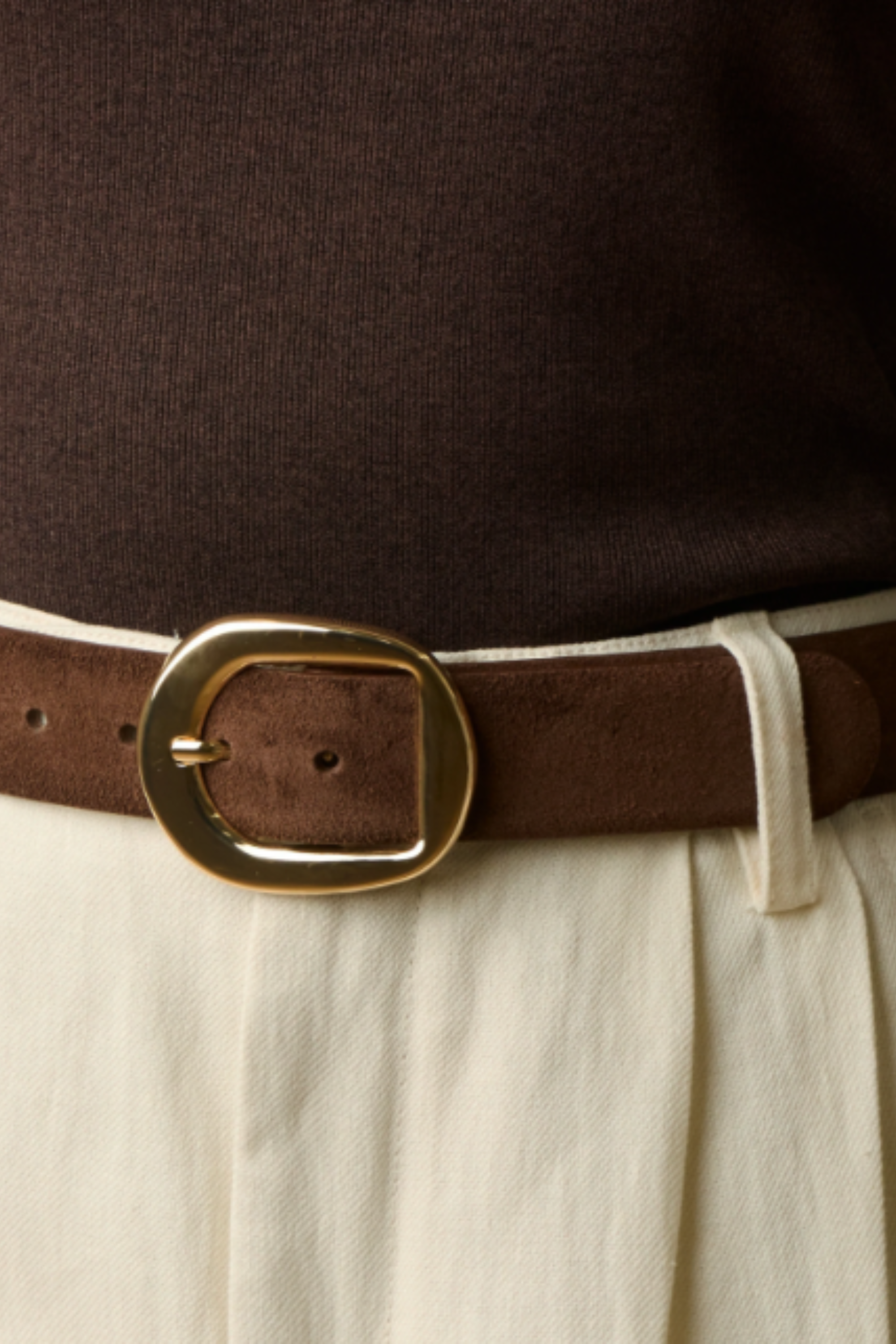 B-Low the Belt Greyson Suede Belt