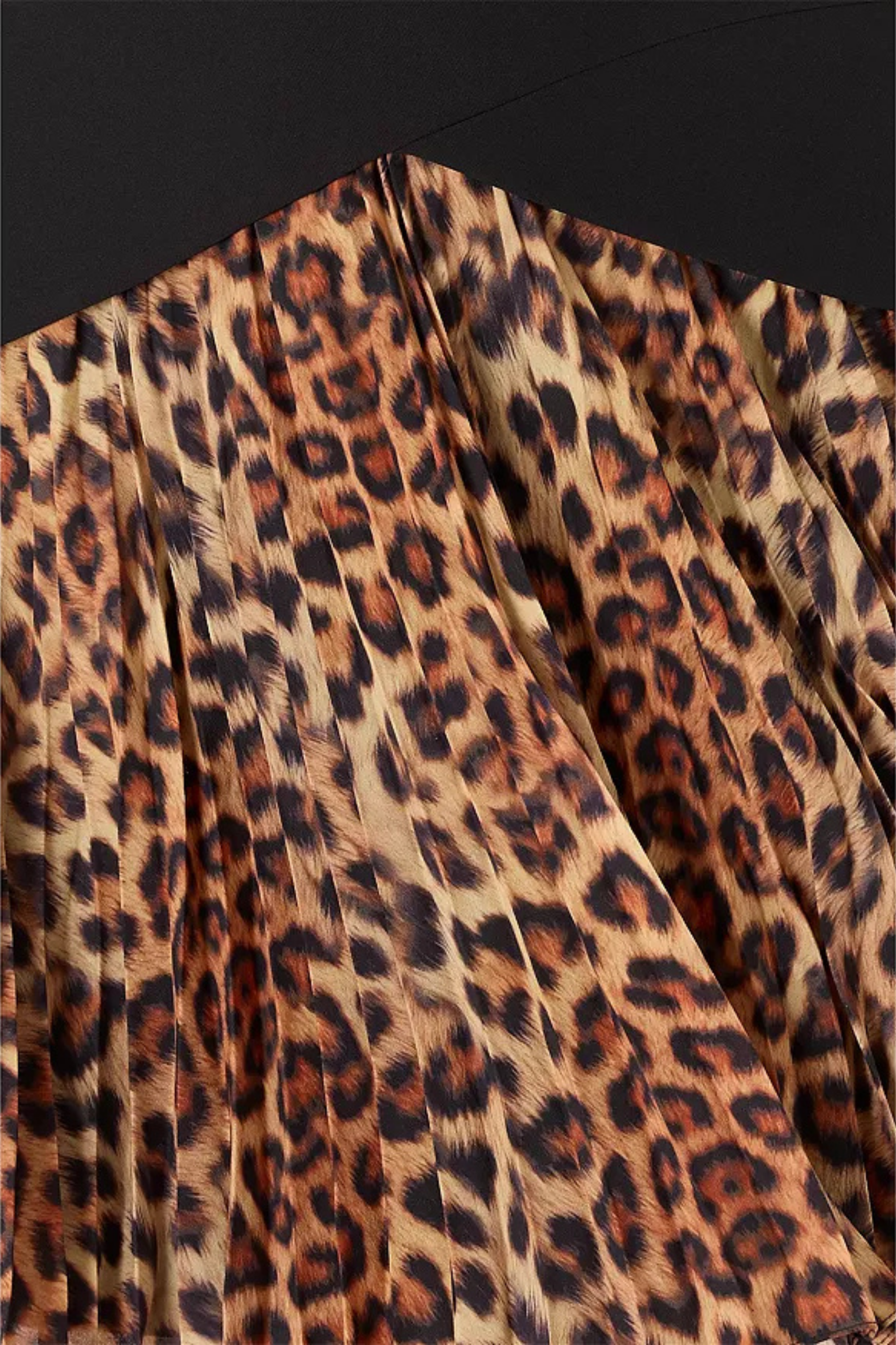 Milly Haddy Leopard Pleated Dress