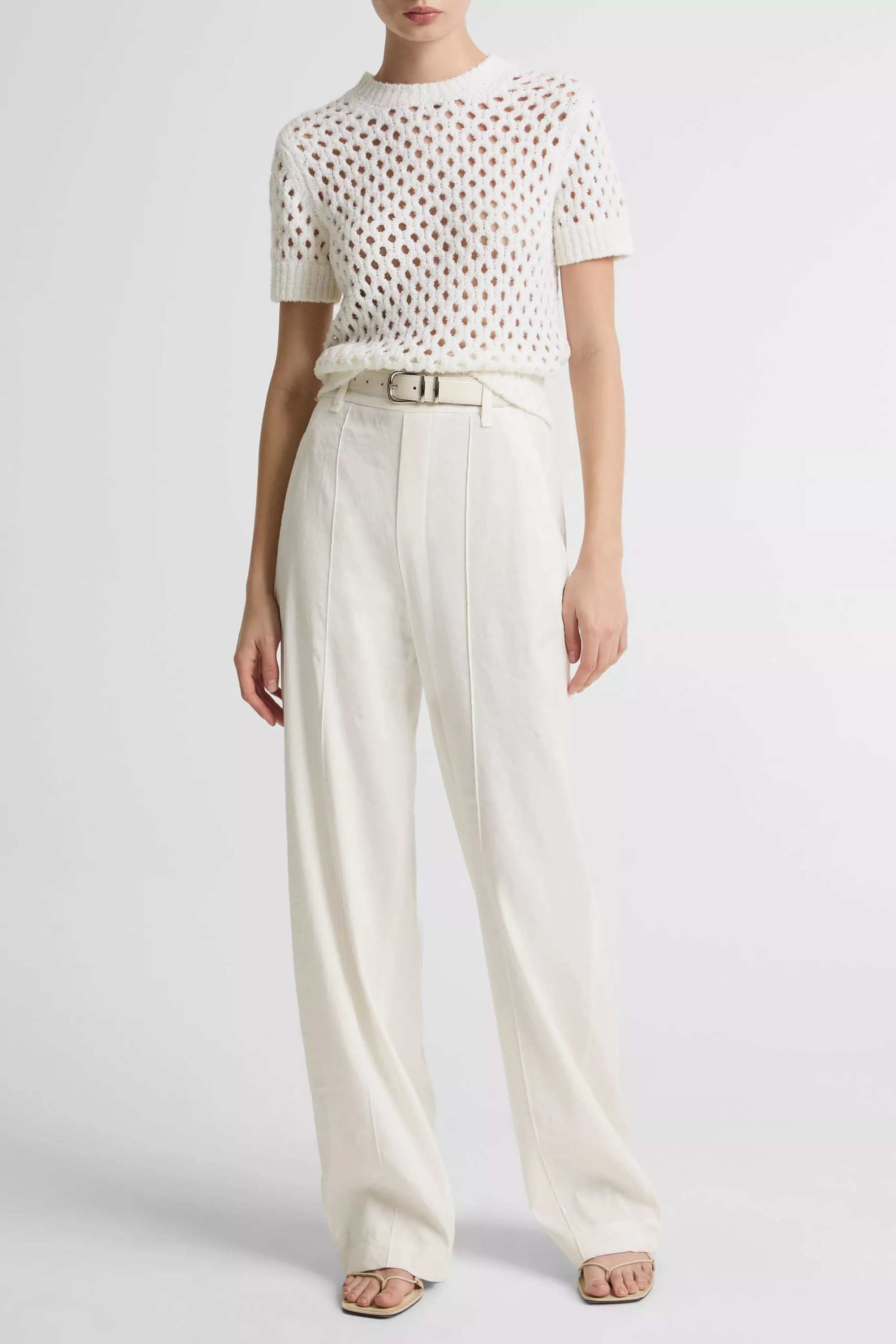 Vince Honeycomb Boxy Tee