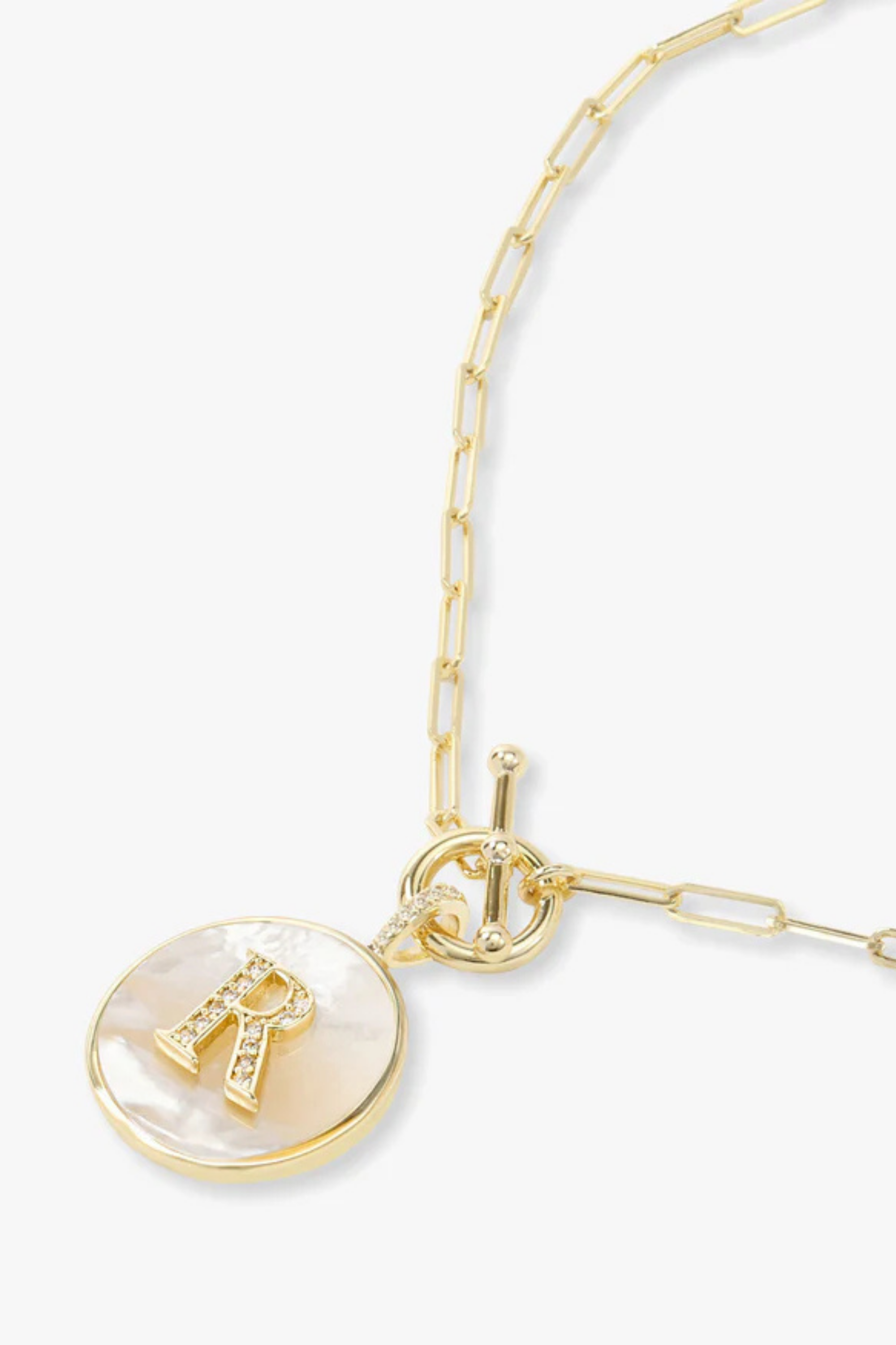 Melinda Maria Love Letters Medallion Necklace
