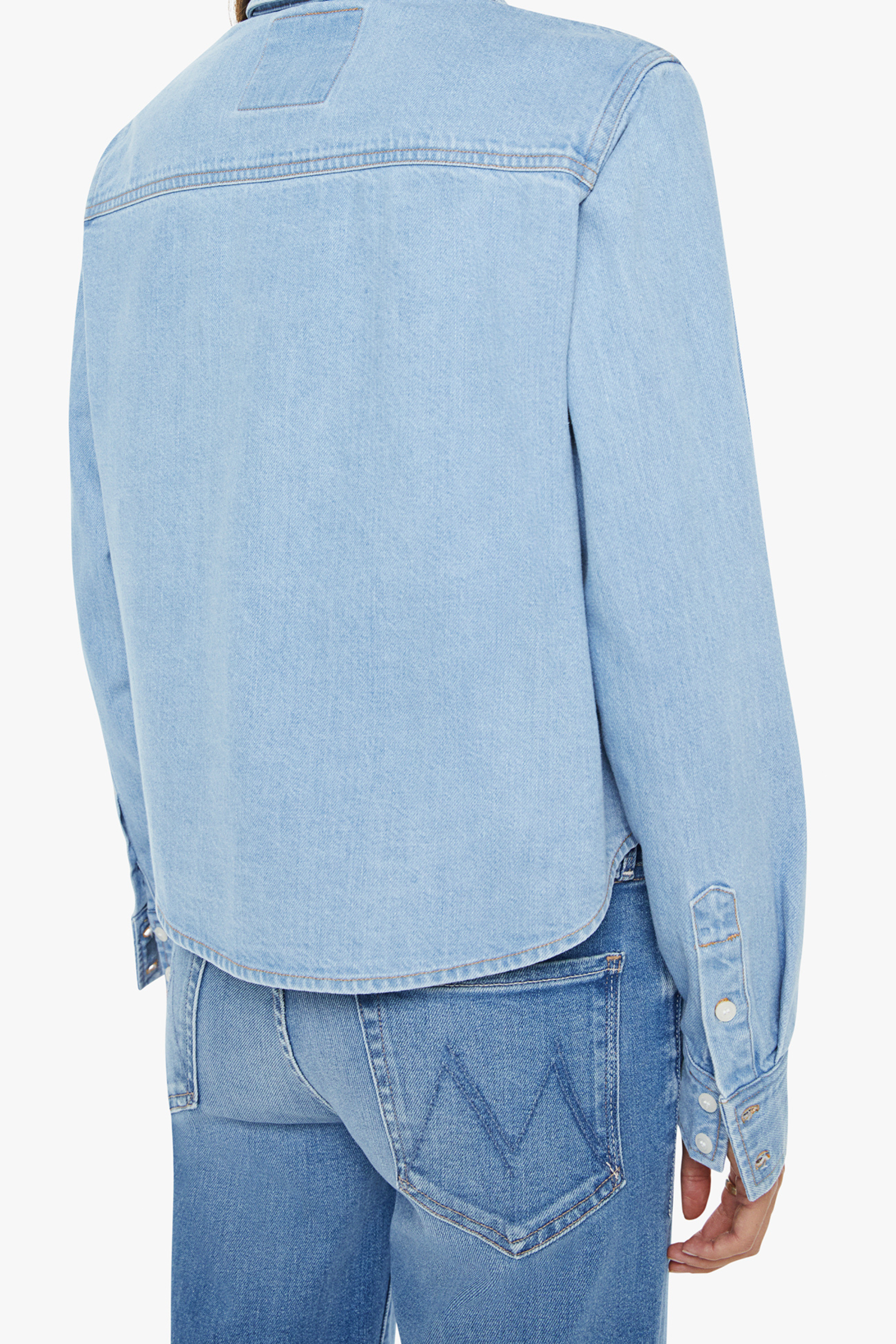 Mother The Honor Roll Embroidered Button Down