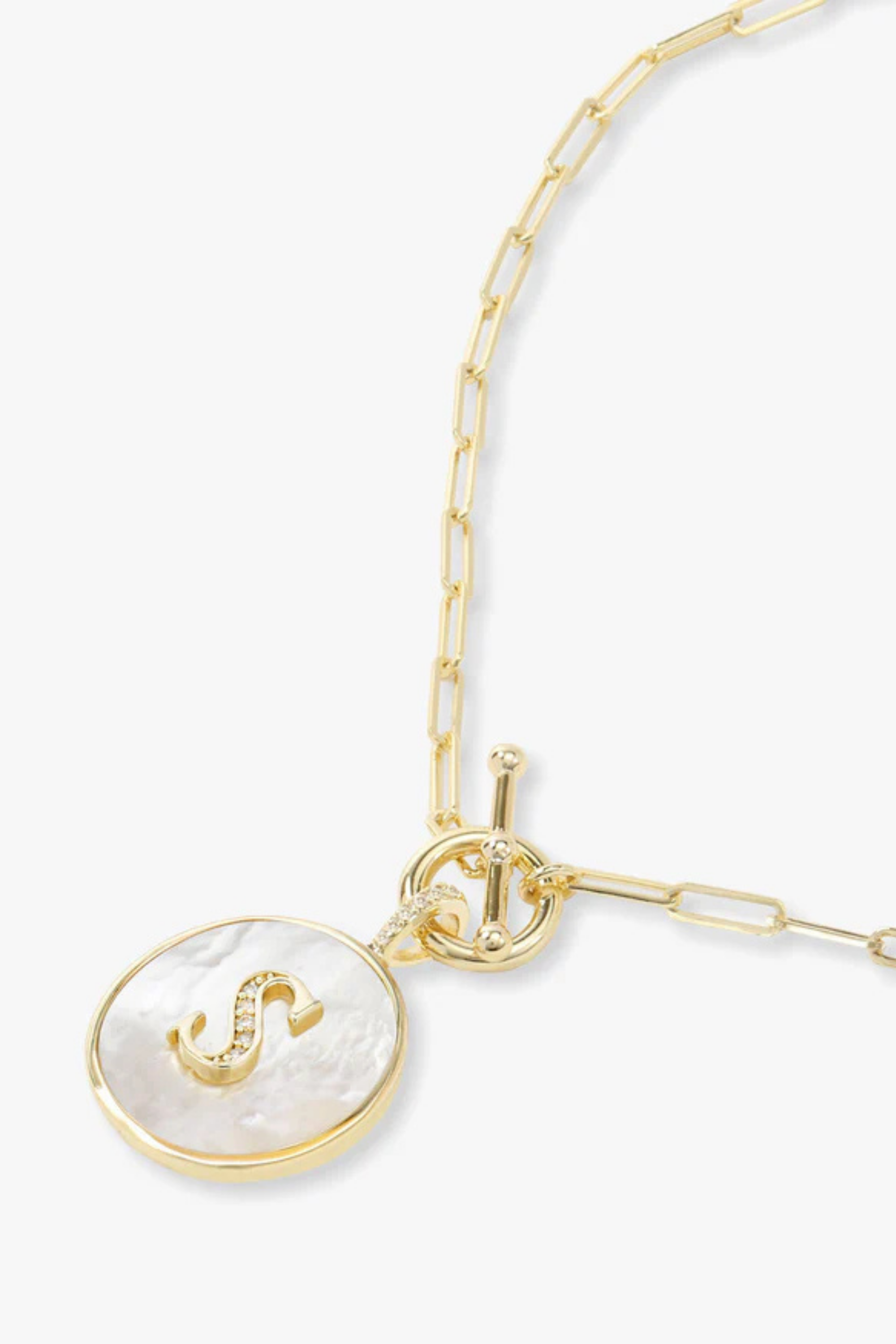 Melinda Maria Love Letters Medallion Necklace