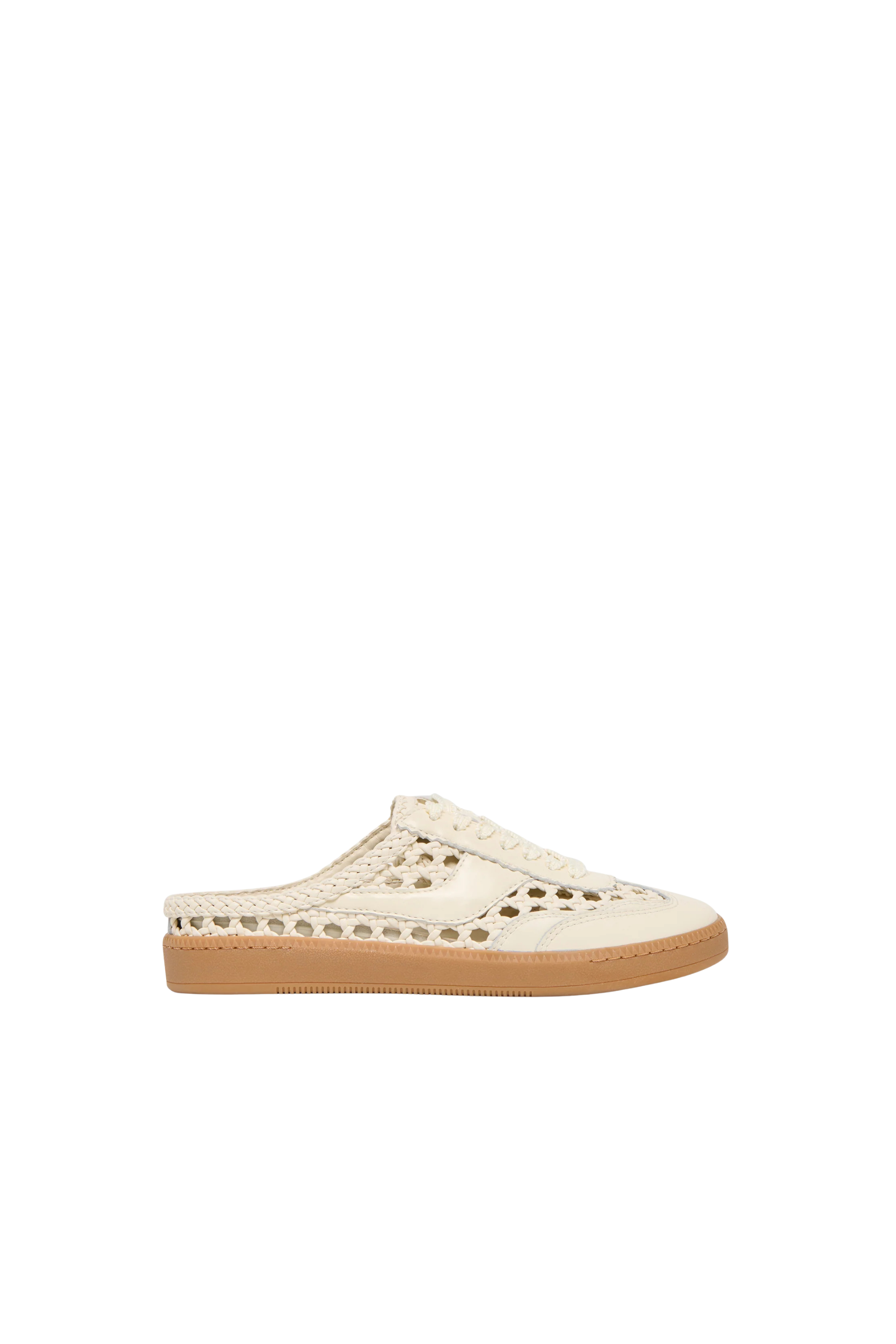 Dolce Vita Notice Slide Sneaker Cream Woven