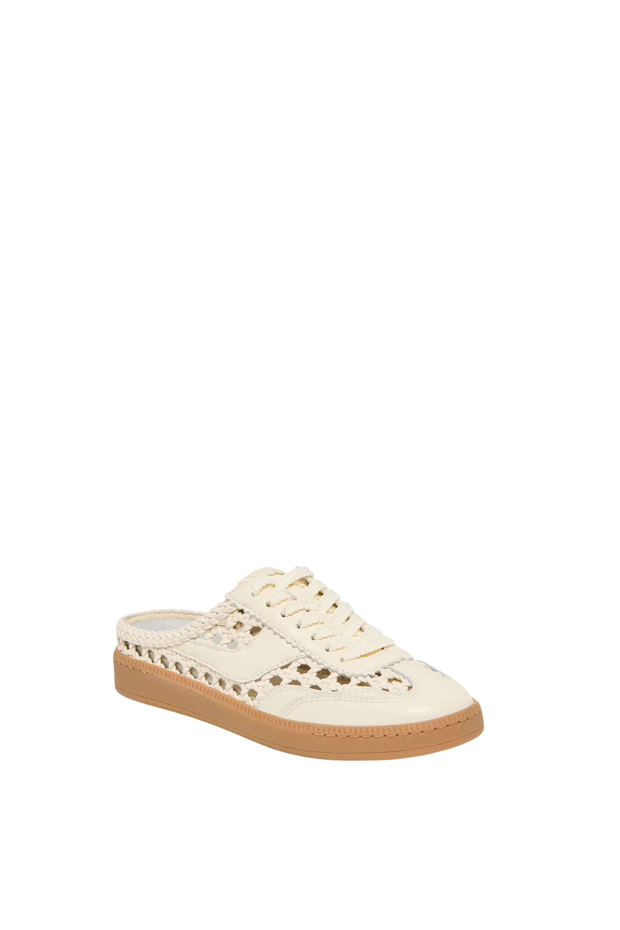 Dolce Vita Notice Slide Sneaker Cream Woven