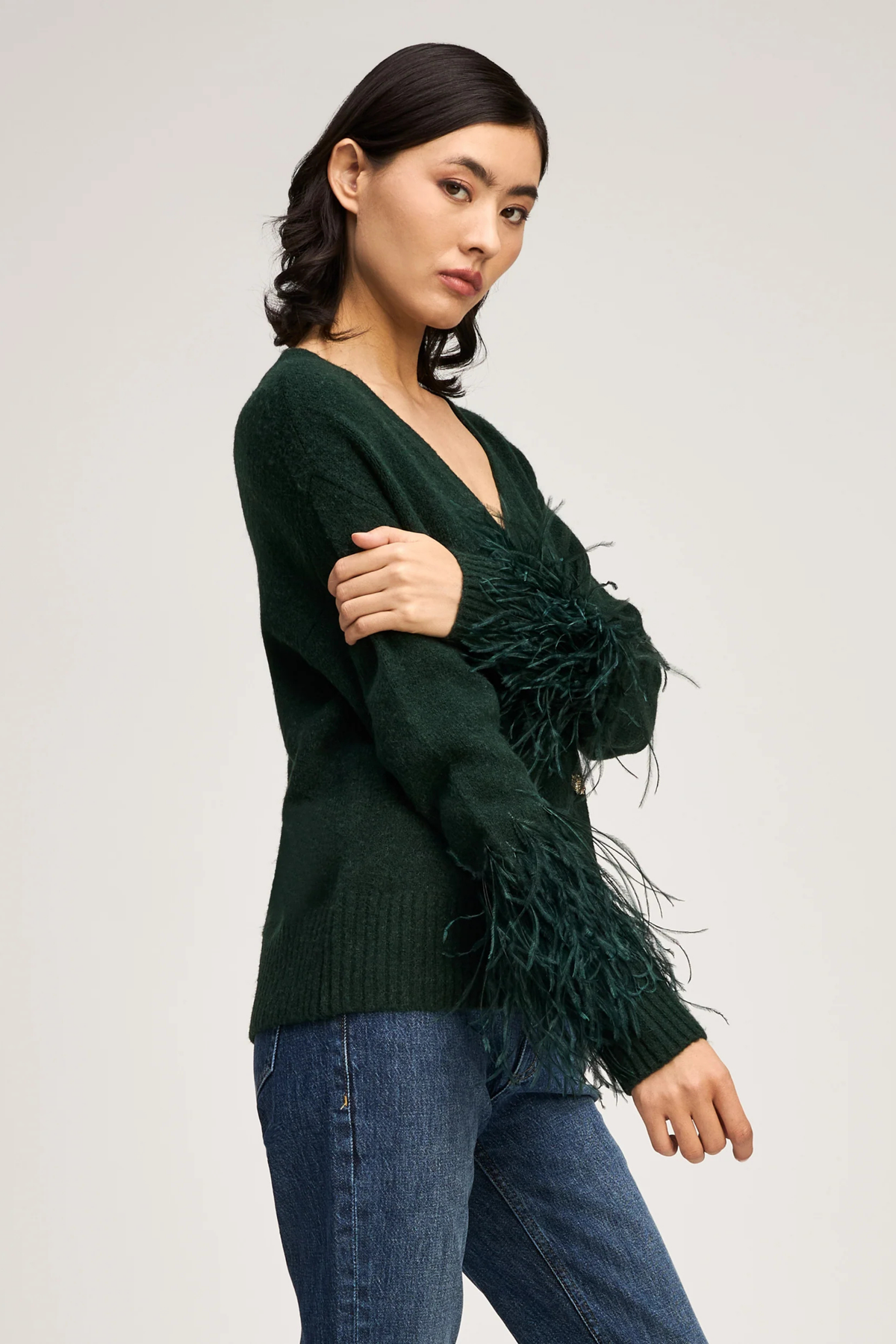 Cinq a Sept Briana Feather Pullover