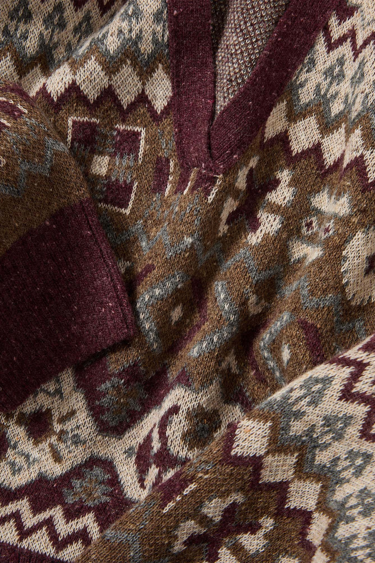 Veronica Beard Catania Fairisle Pullover