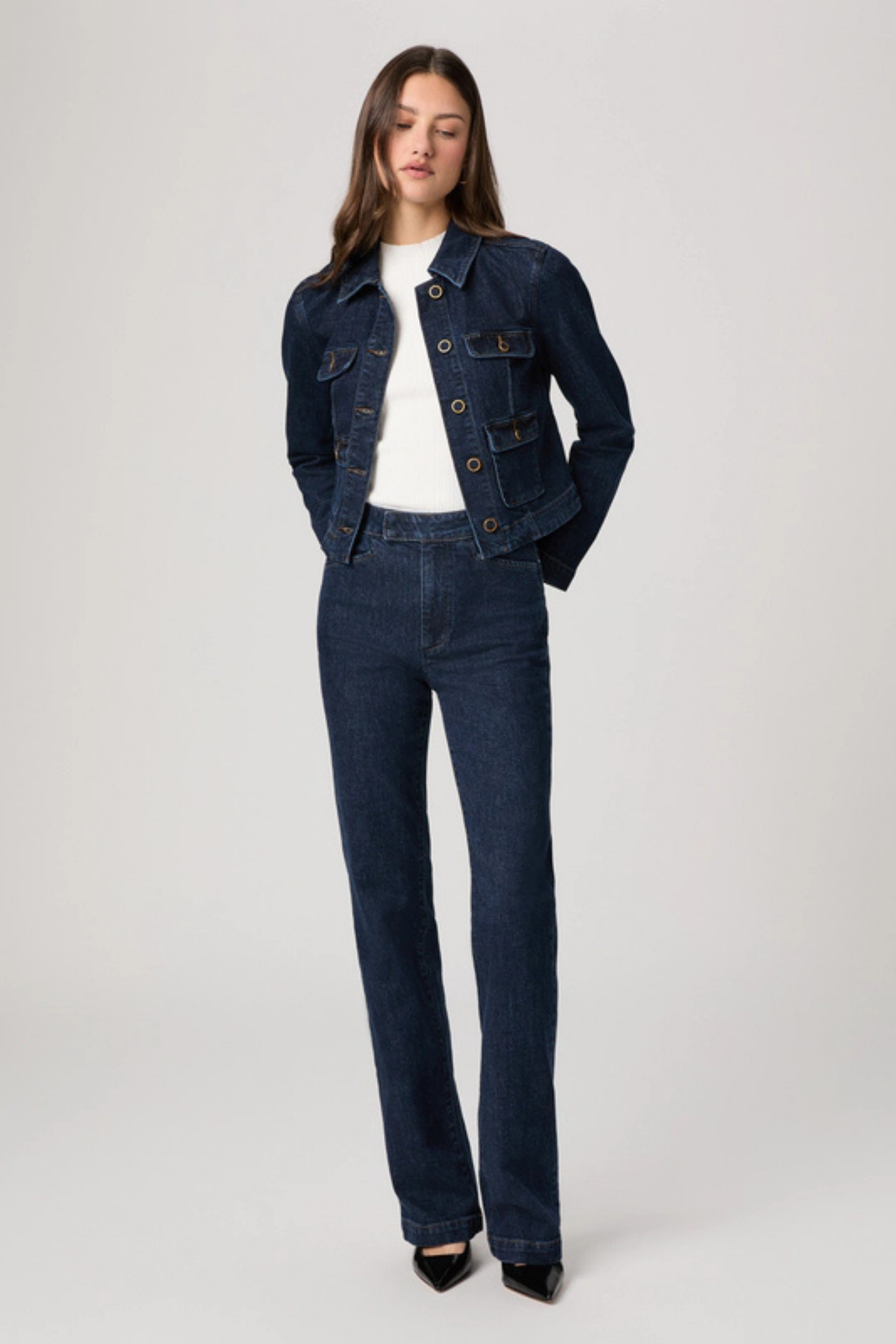 Paige Lydia Jacket in Ballast