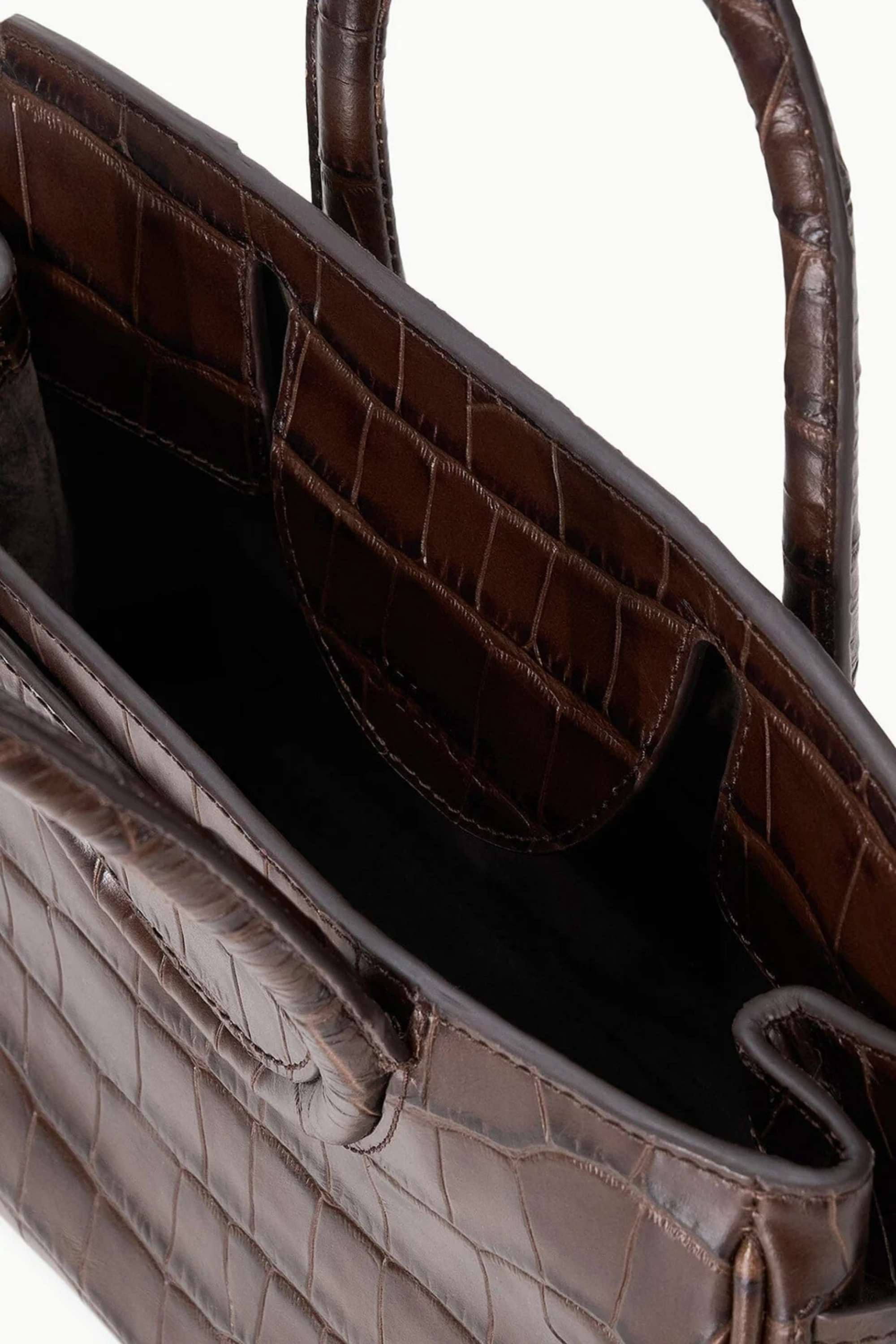 Staud Maude Mini Carryall Snake