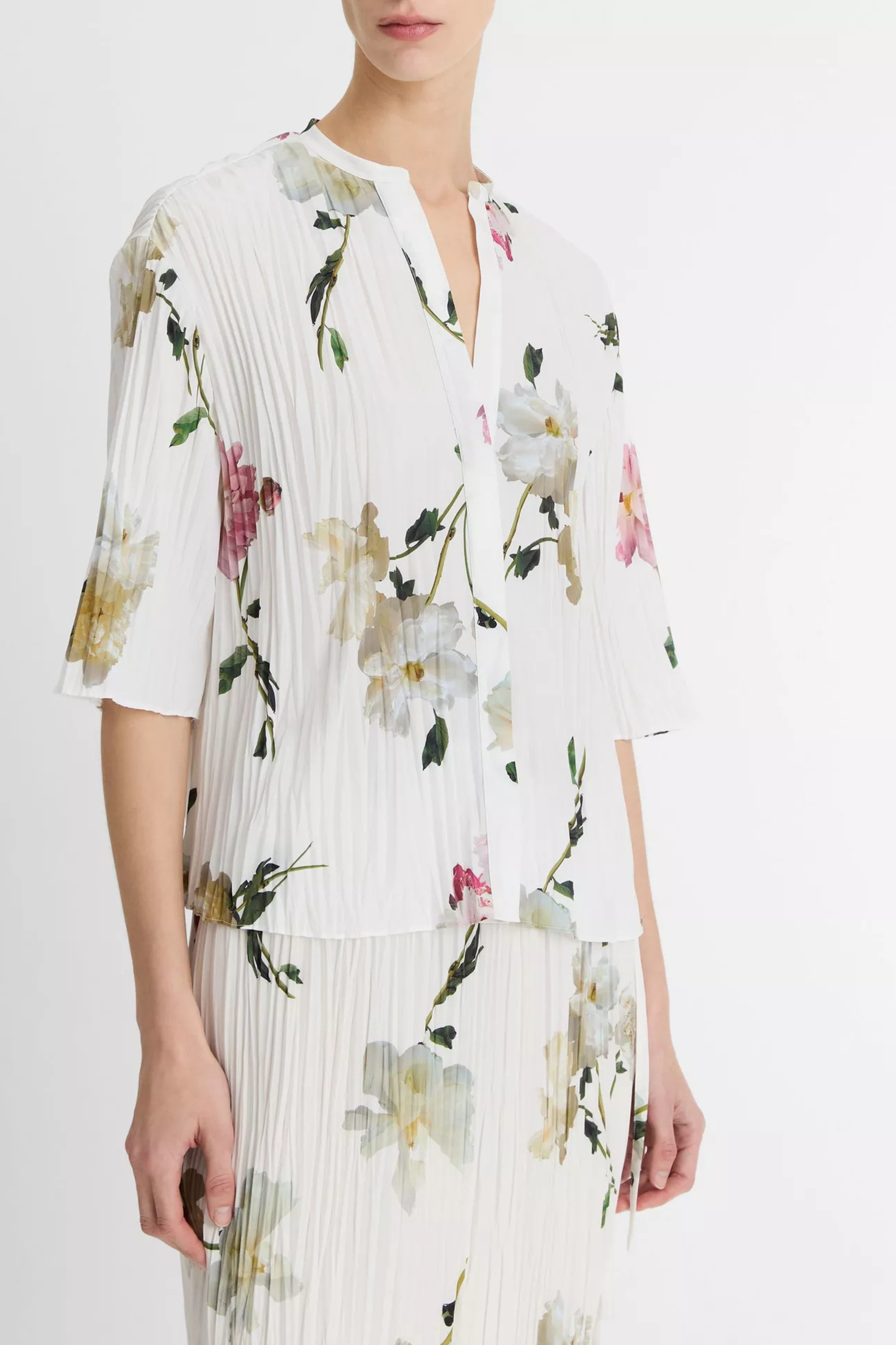 Vince Pleated Shirt