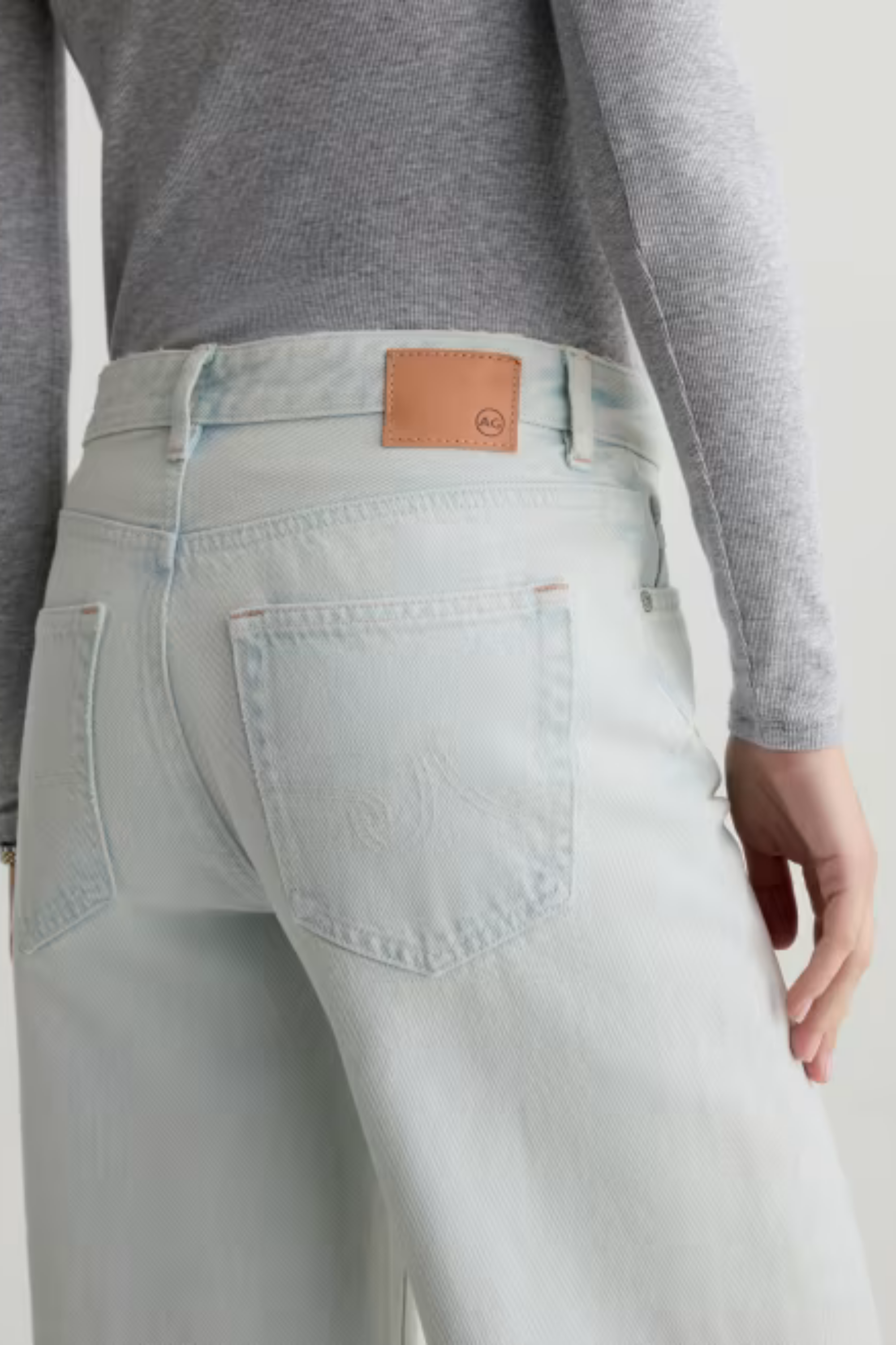 AG Saige Wide Leg in Luminance