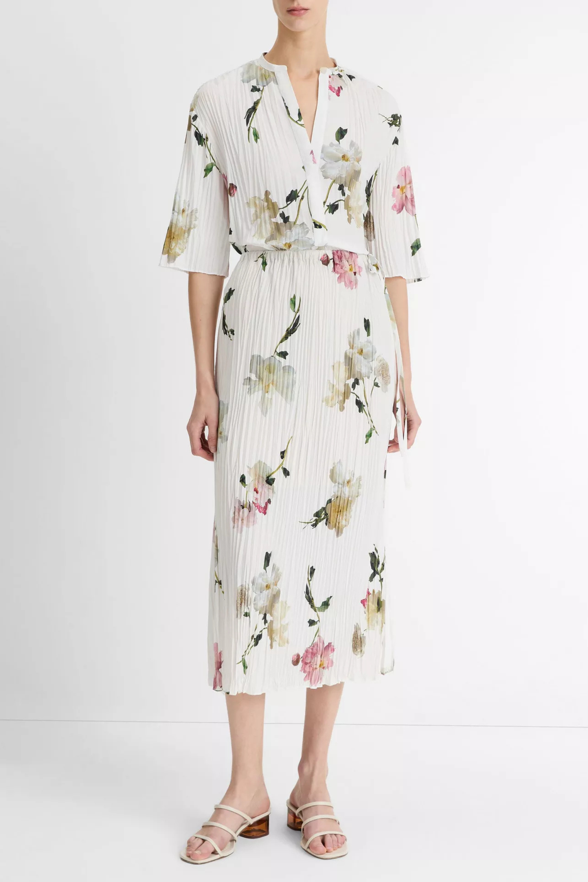 Vince Pleated Shirt