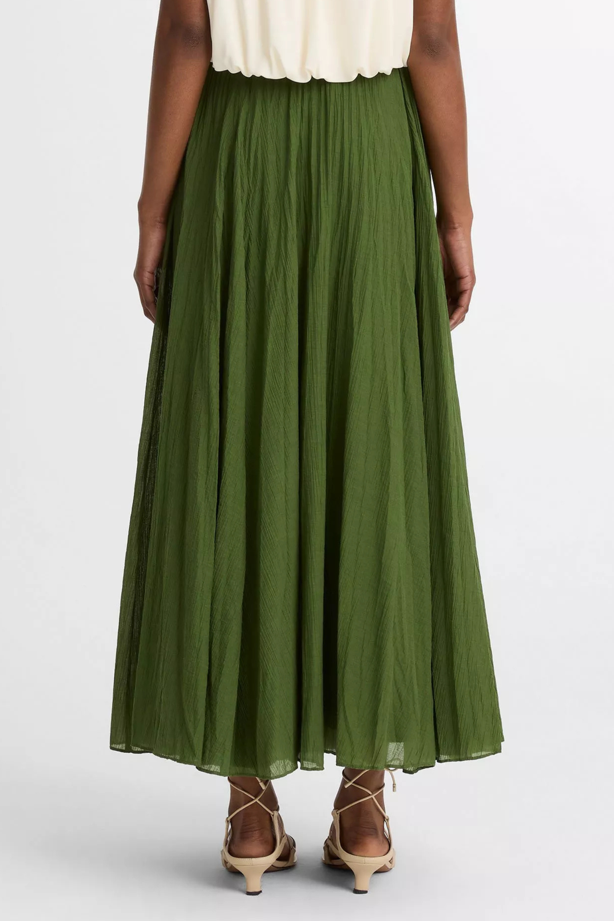 Vince Crinkled Maxi Skirt