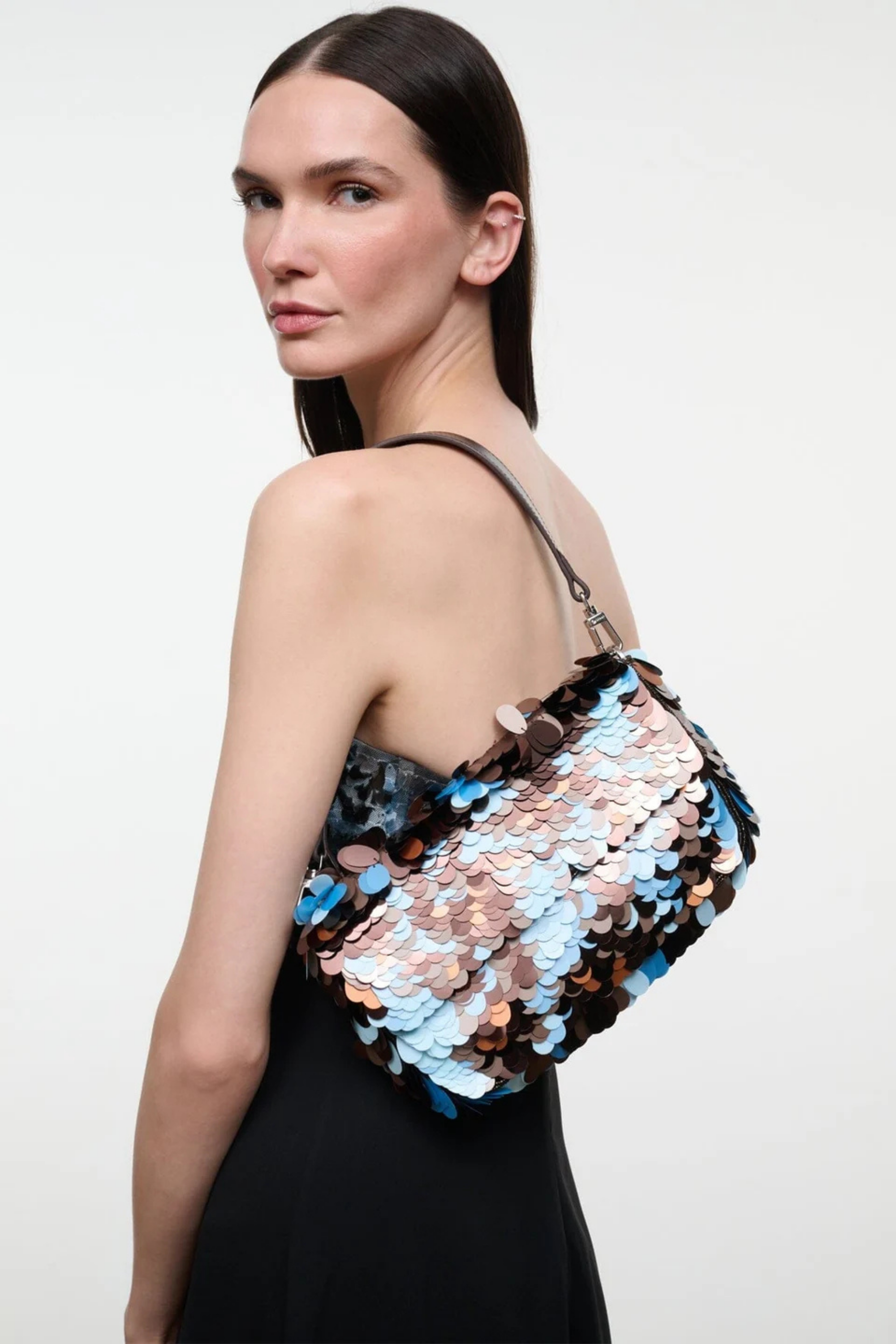 Staud Timmy Convertible Shoulder Bag Nightspark
