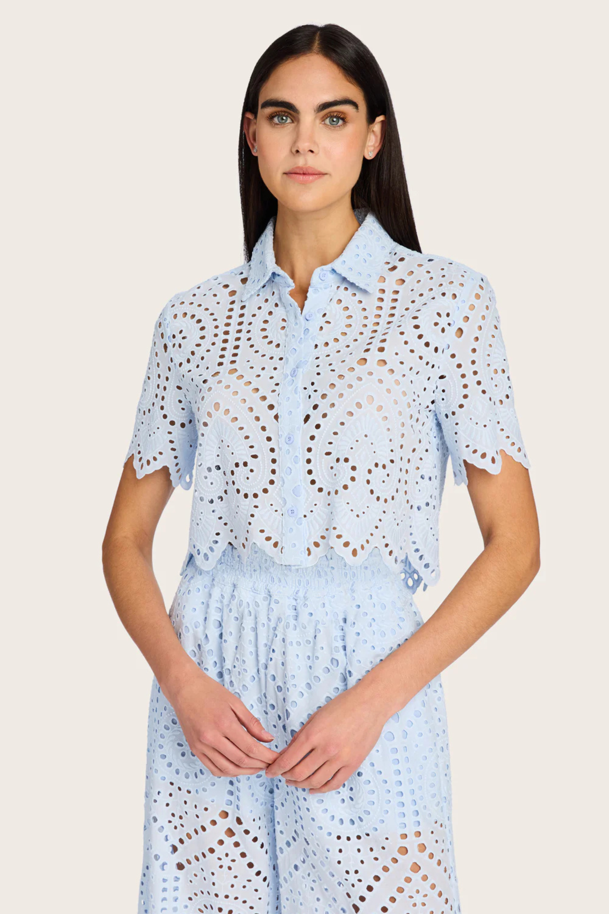 Generation Love Dubois Cotton Eyelet Shirt