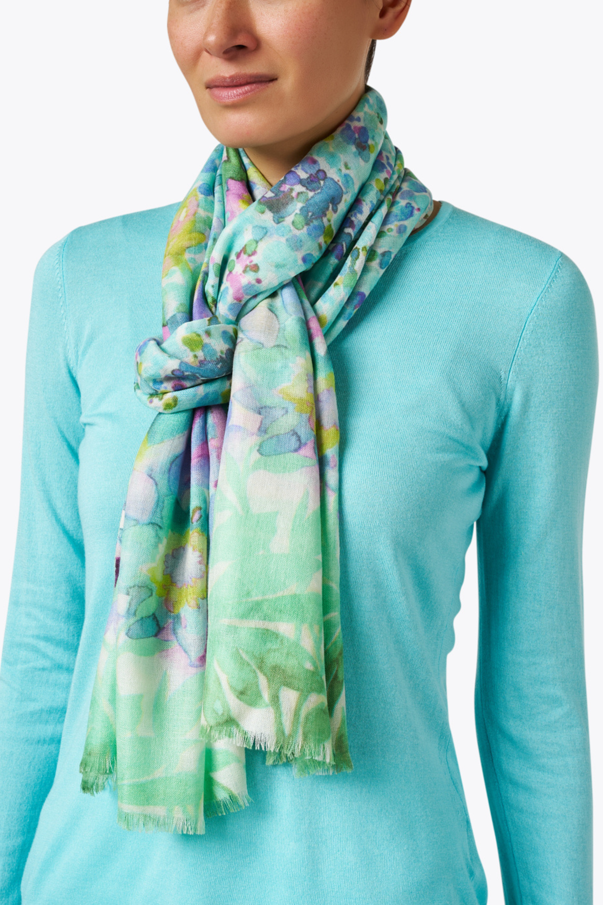Kinross Blooms Print Scarf