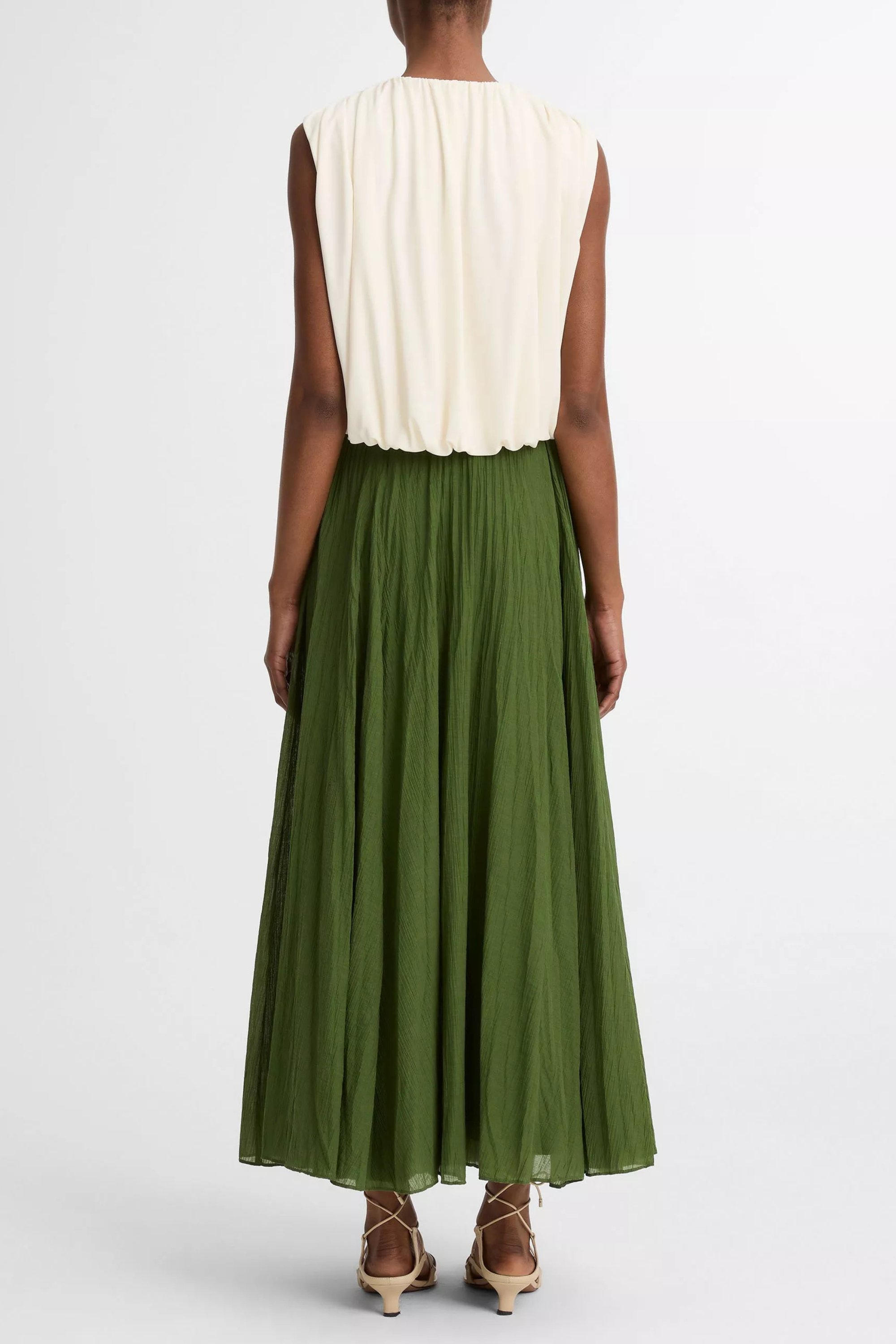 Vince Crinkled Maxi Skirt