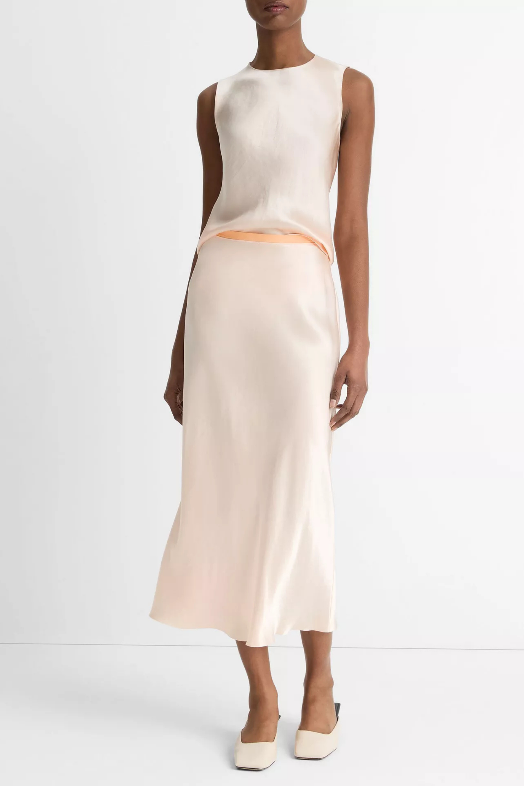Vince Satin Skirt