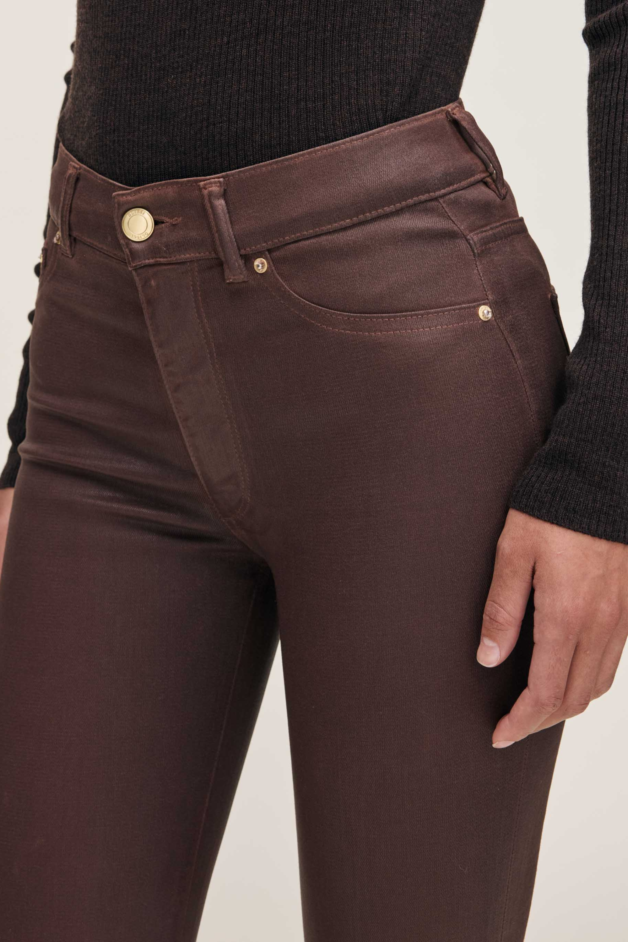 DL1961 Bridget Boot Crop Toffee Coated