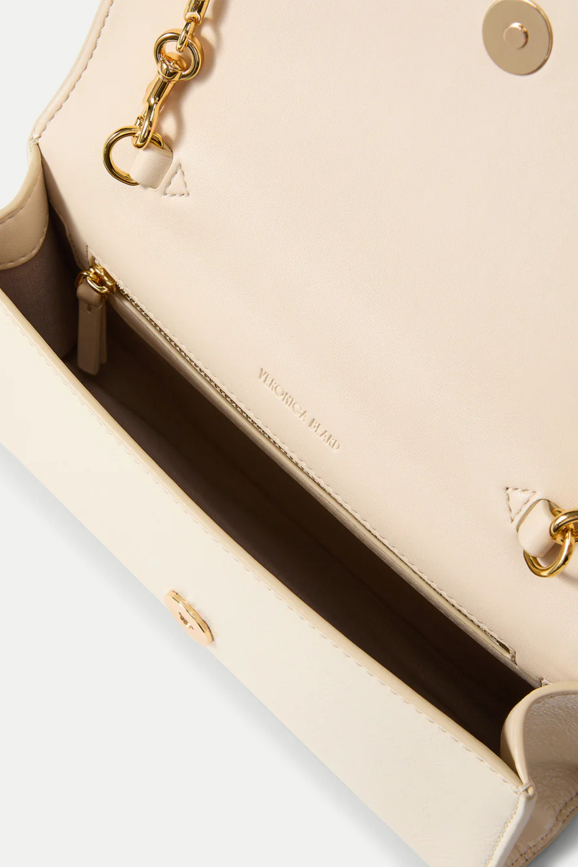 Veronica Beard Patent Barre Clutch