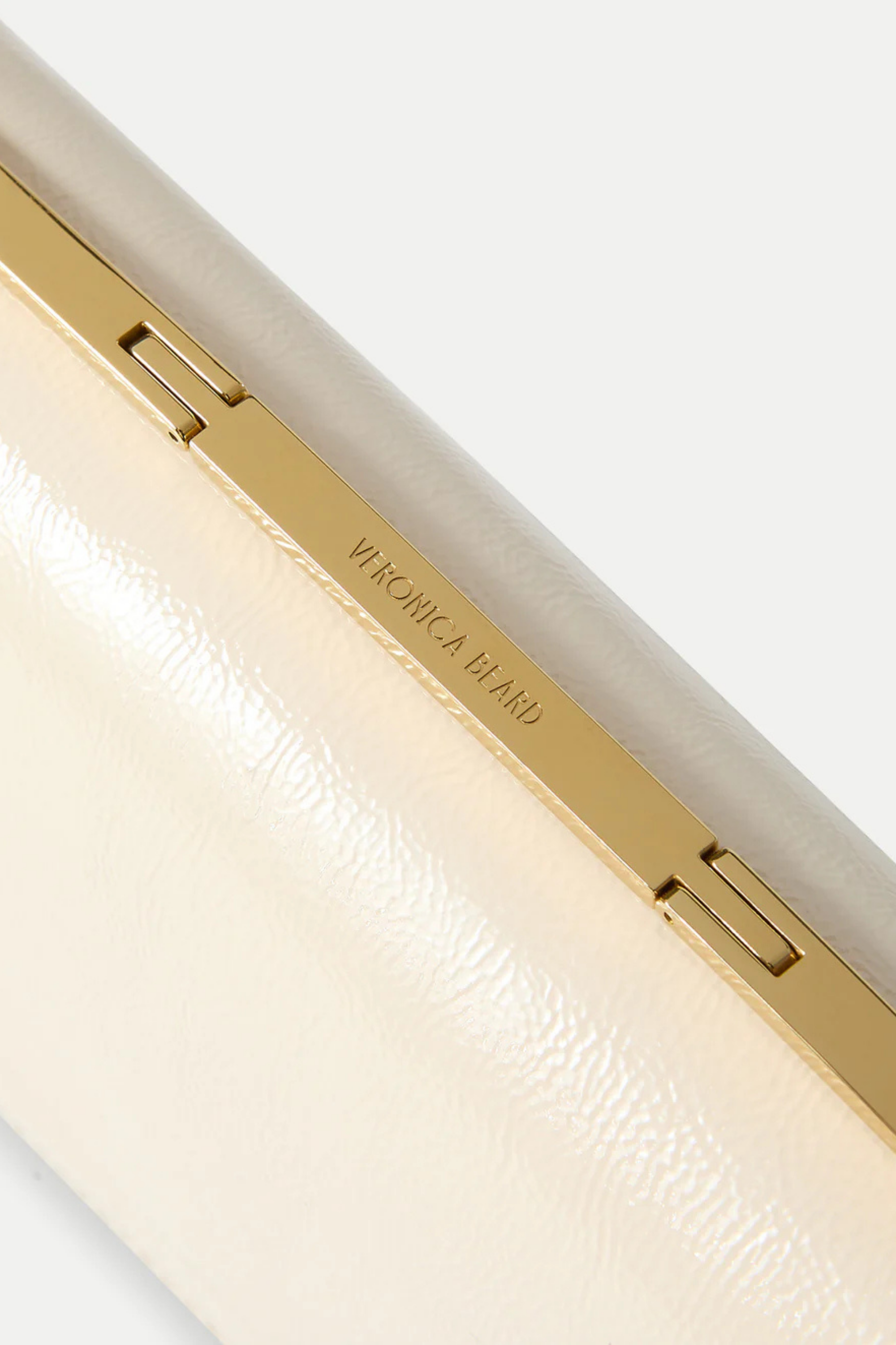 Veronica Beard Patent Barre Clutch