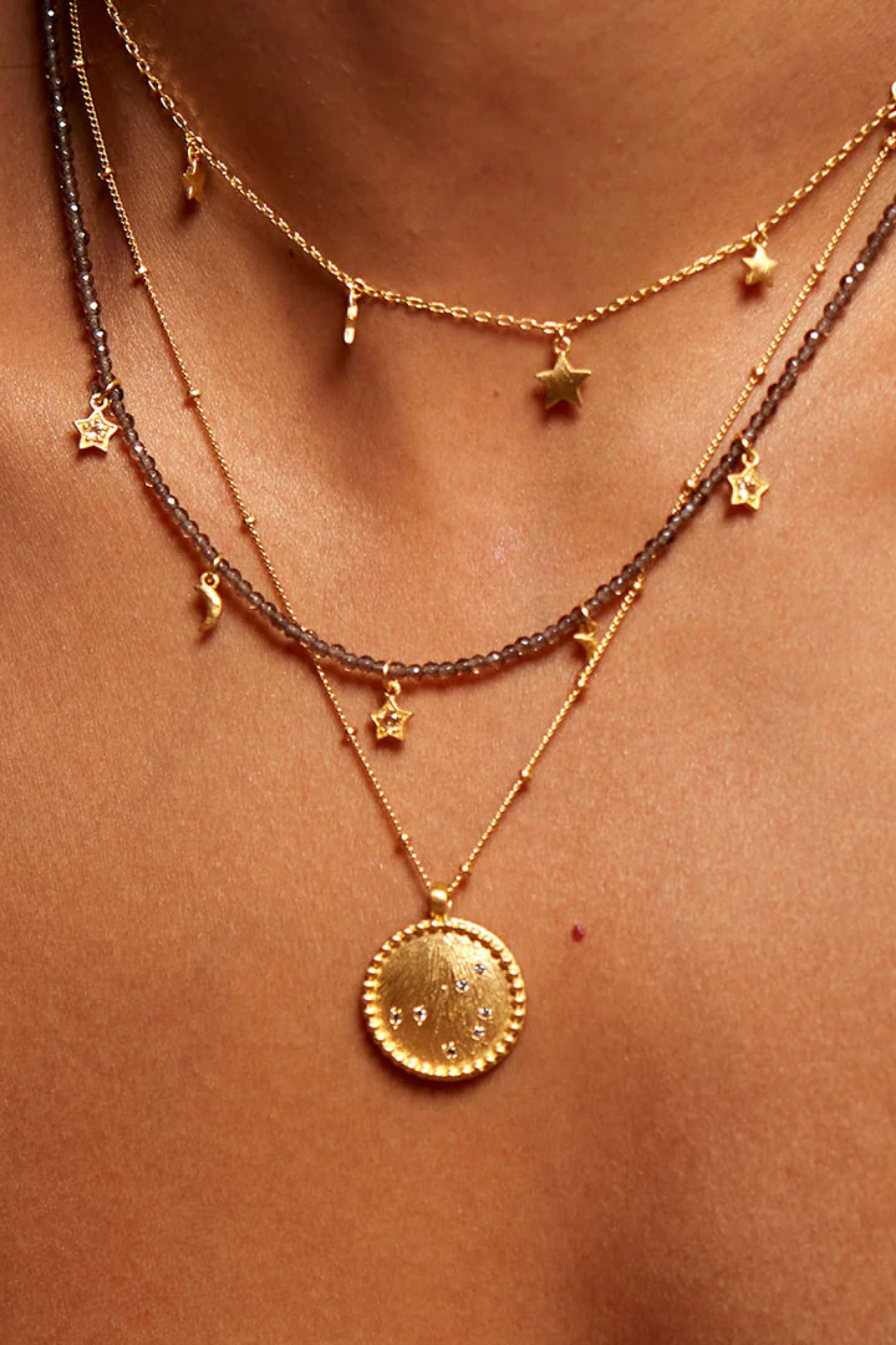 Satya Pleiades White Topaz Necklace