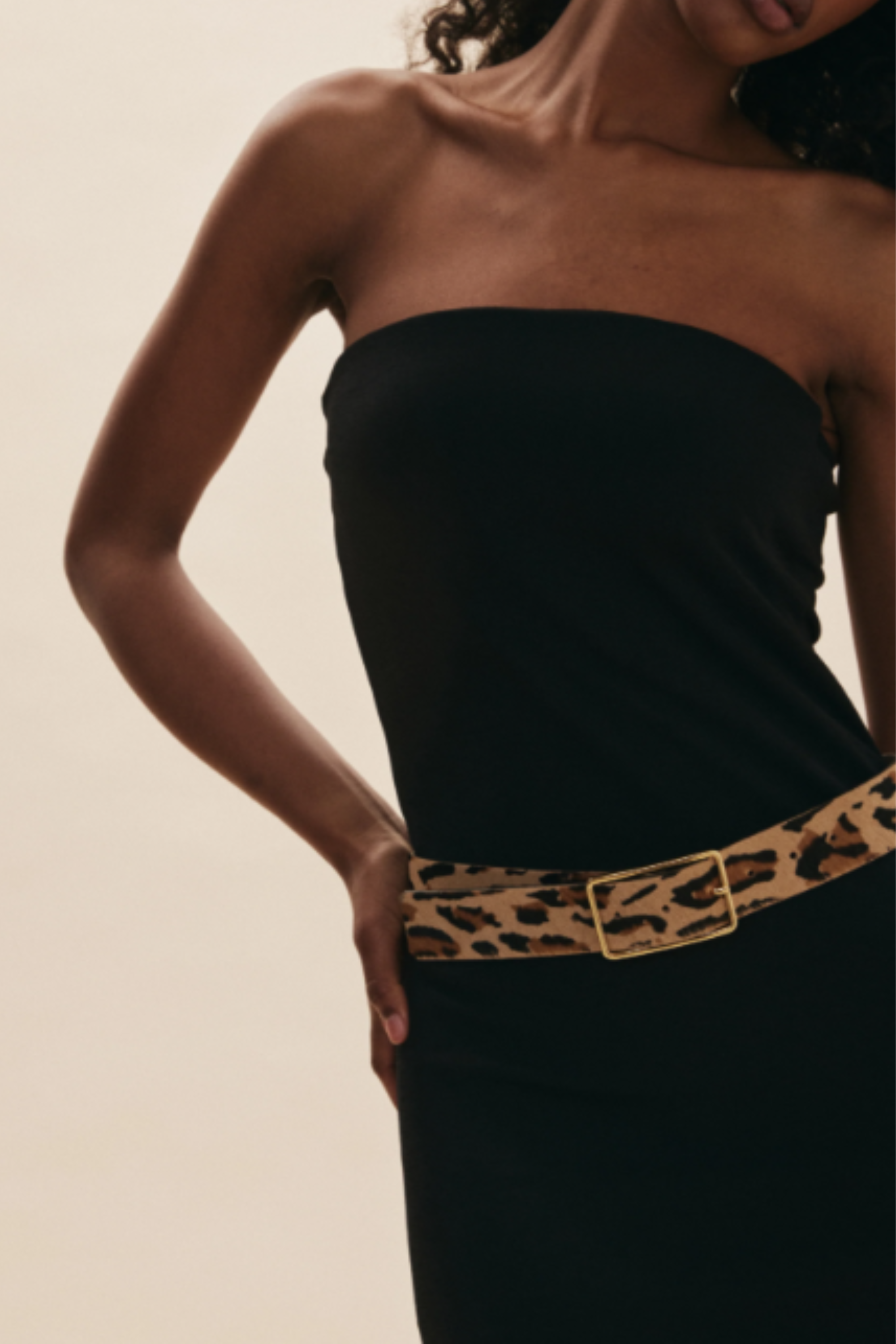 B-low the Belt Milla Calf-Hair Leopard/Gold